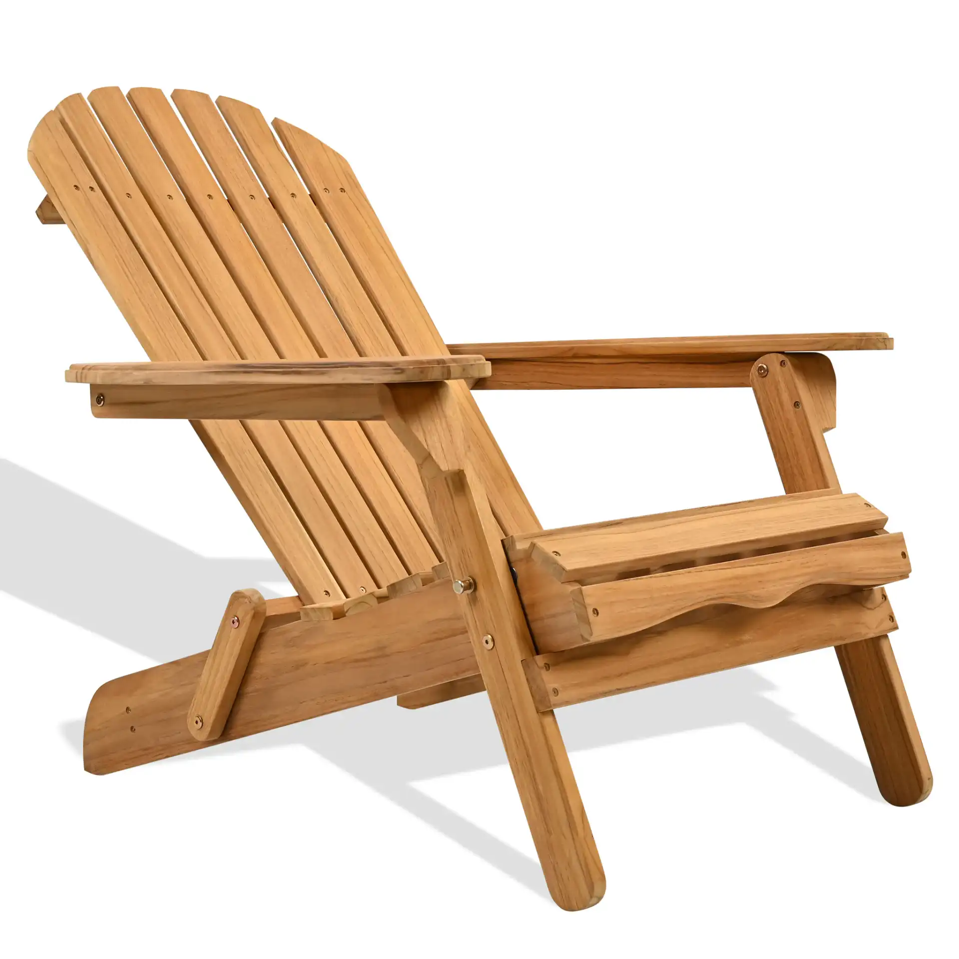 Alani Teak Adirondack Chair in Natural