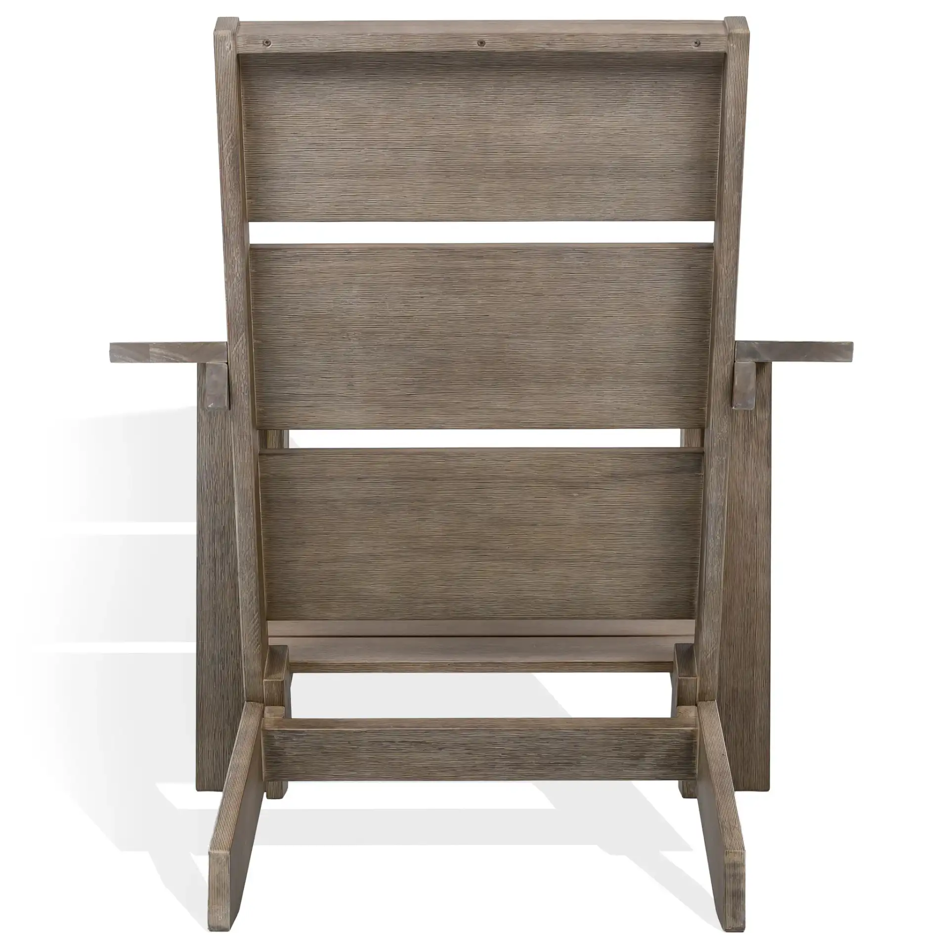 Coral Adirondack Chair in Gray, detail view