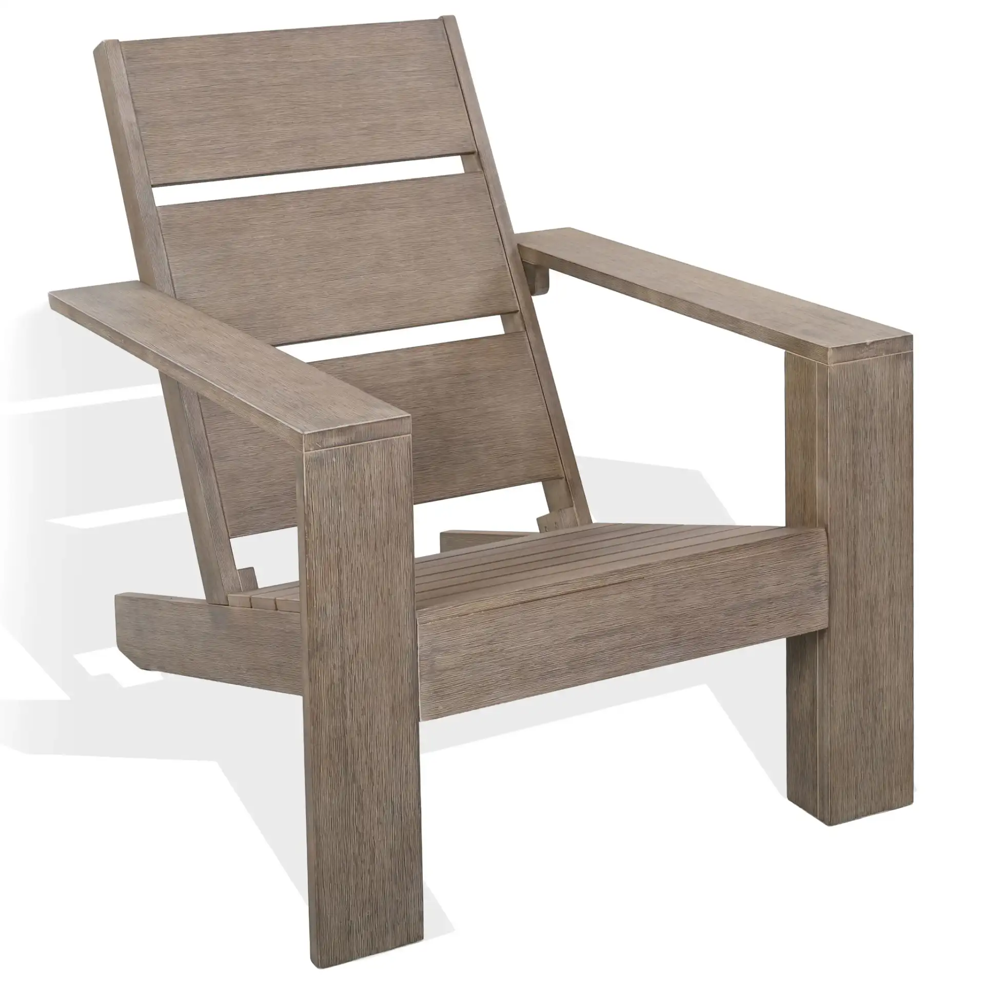 Coral Adirondack Chair in Gray
