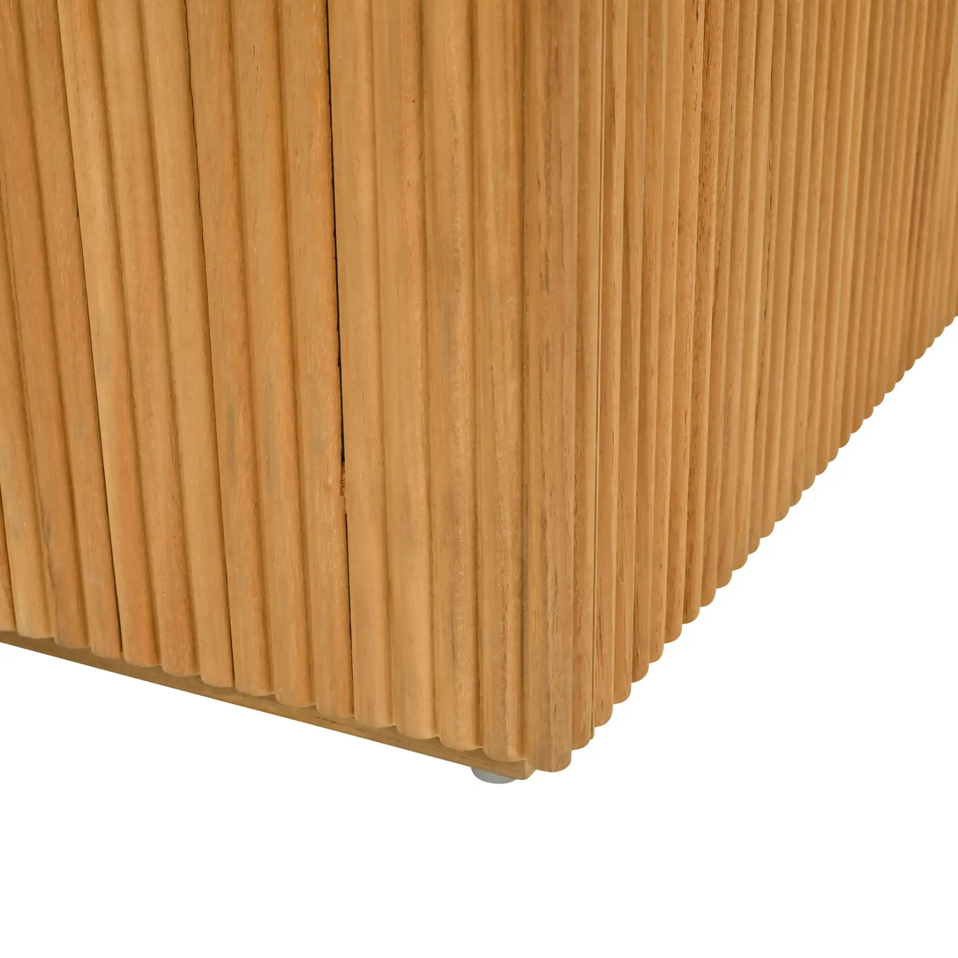 St Lucia Teakwood Coffee Table in Natural in a styled room