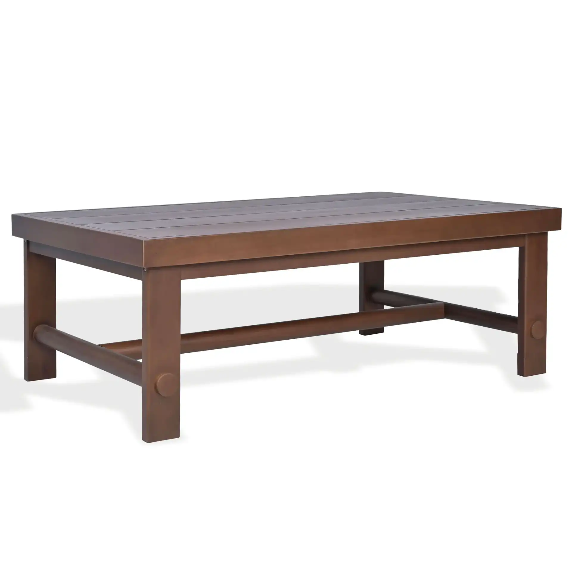 Cruise Eucalyptus Coffee Table in Walnut, detail view