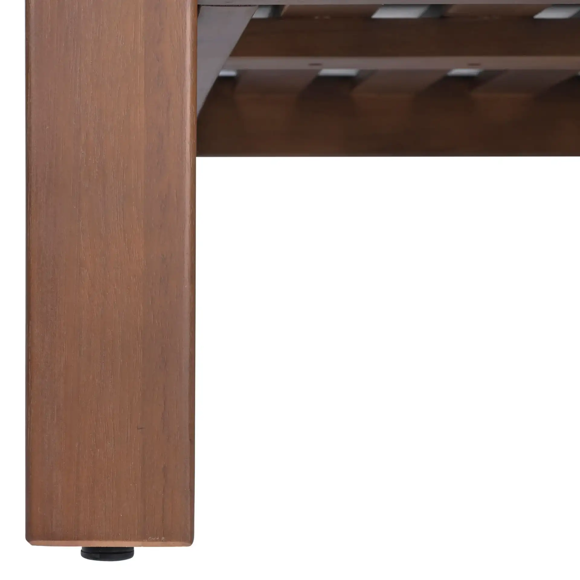 Cruise Eucalyptus Patio Chair in Walnut / White in a styled room