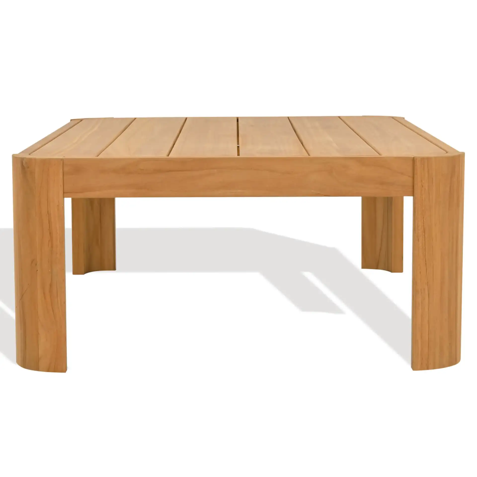 Leilani Teak Coffee Table in Natural Teak, detail view