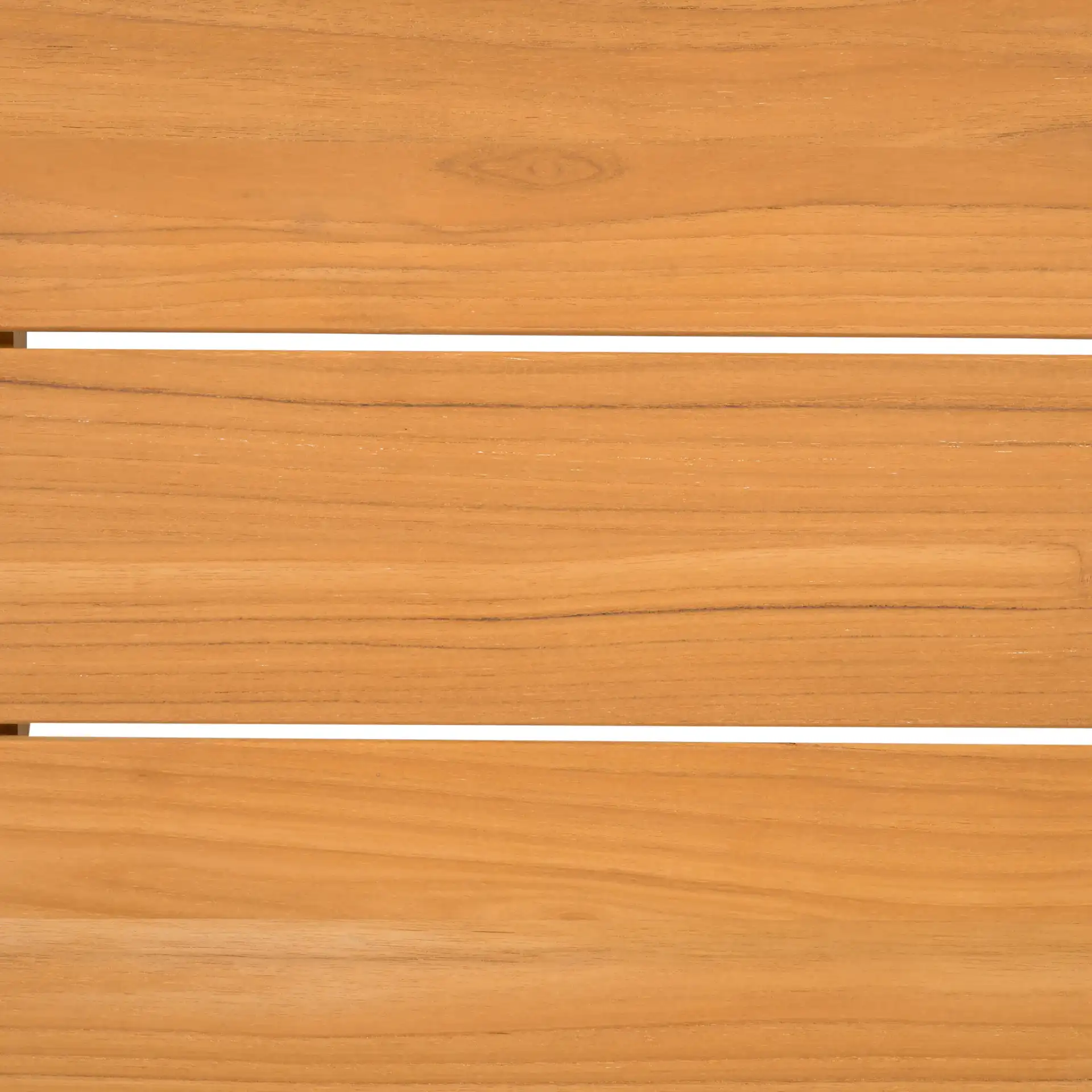 Leilani Teak Coffee Table in Natural Teak, detail view