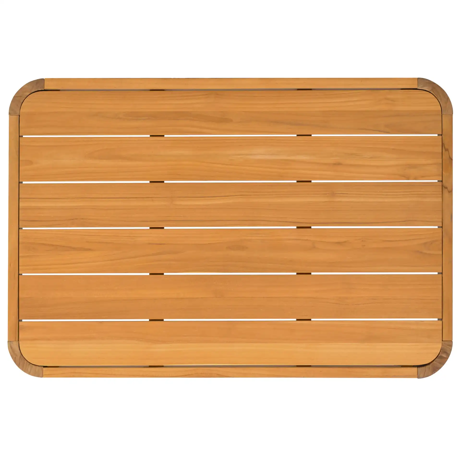 Leilani Teak Coffee Table in Natural Teak, detail view
