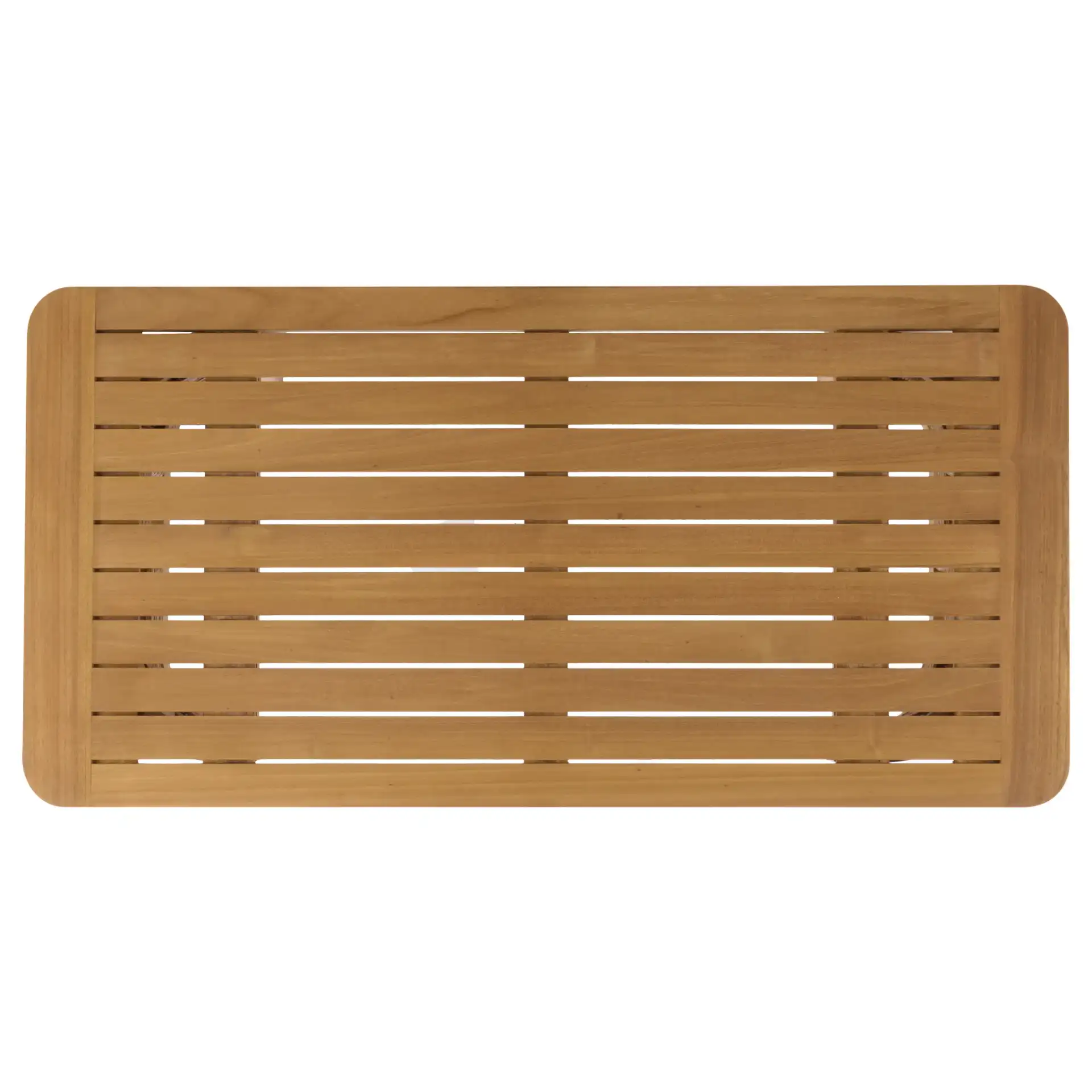 Skipper Teak Coffee Table in Natural, detail view