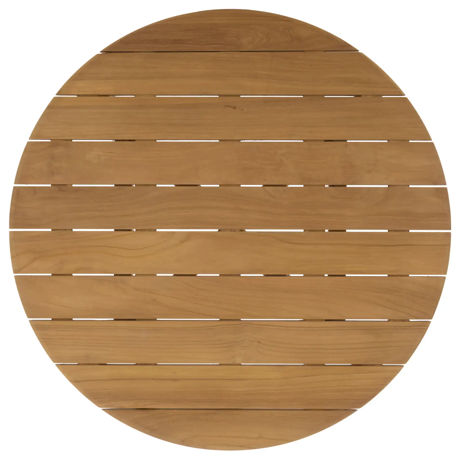 Rogers Teak Coffee Table in Natural, detail view