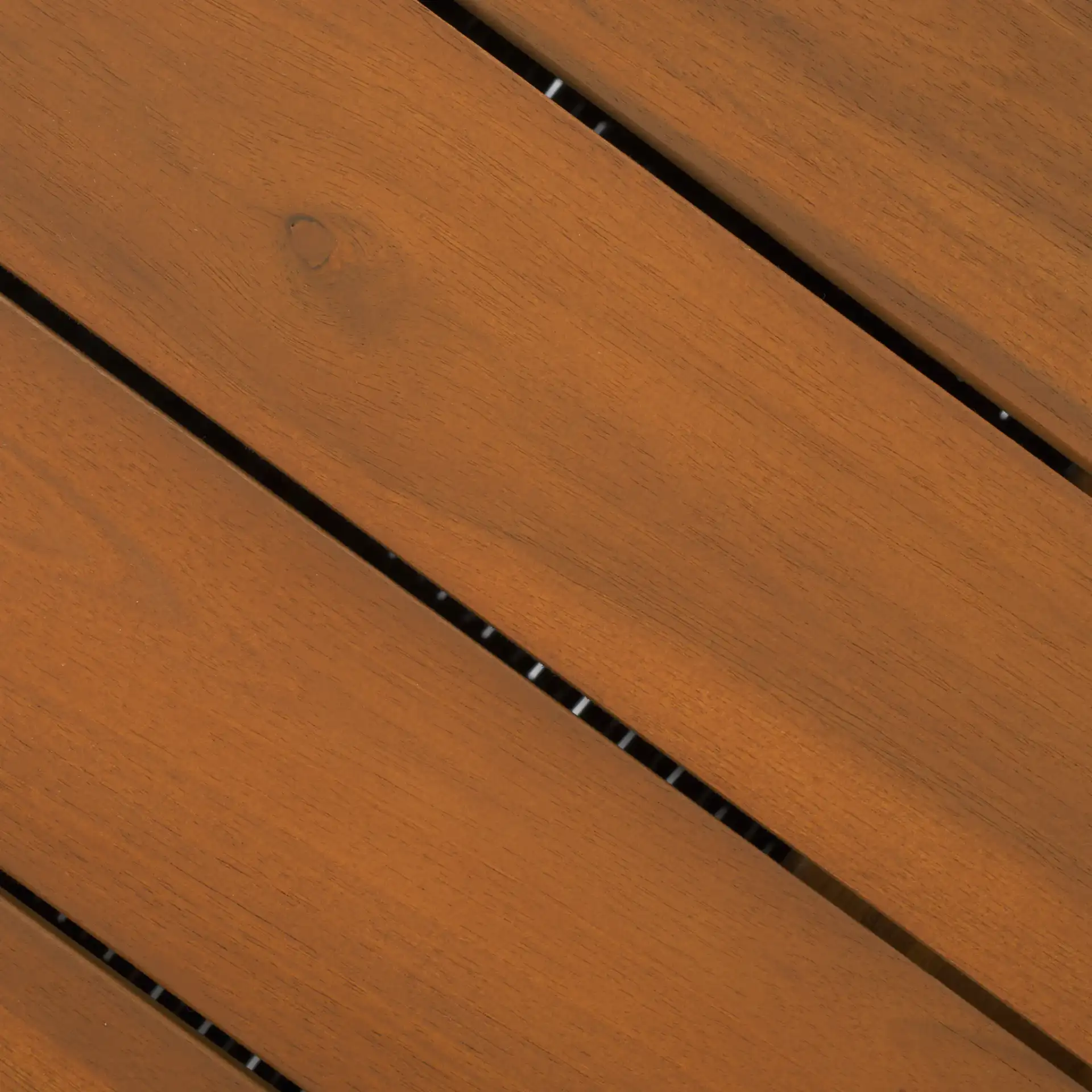 Anguilla Wicker Coffee Table in Dark Gray, detail view