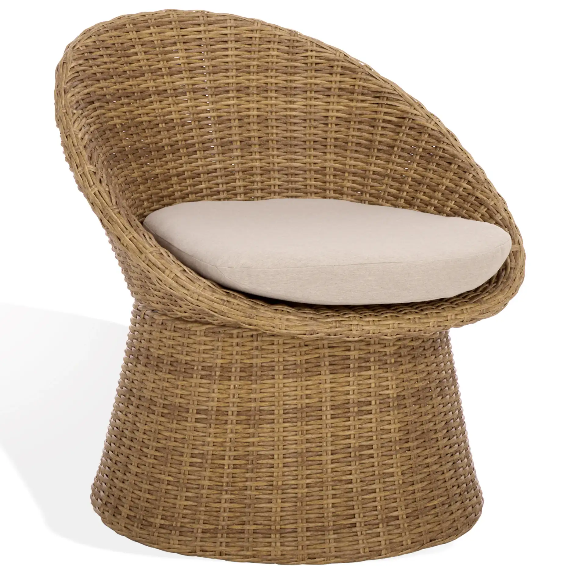 Lynsee Wicker Patio Chair in Natural