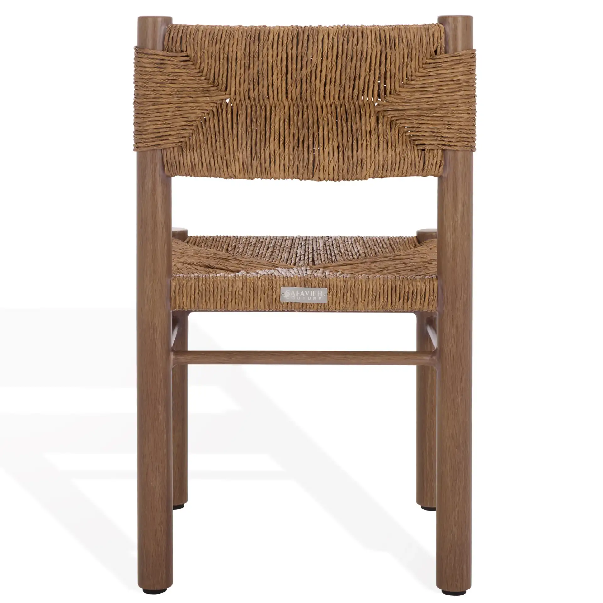 Romona Outdoor Dining Chair (Set of 2) in Brown, detail view