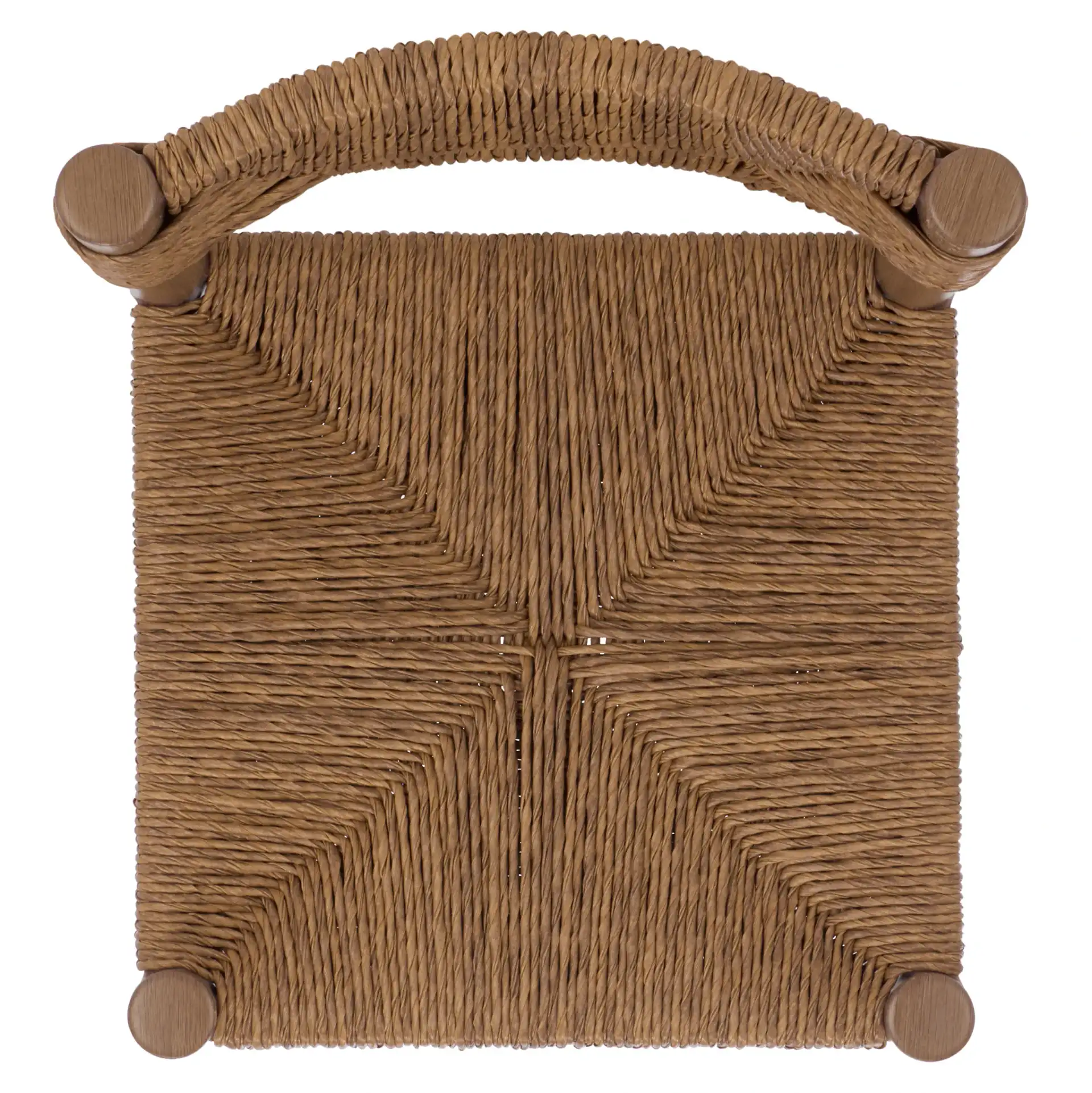 Romona Outdoor Dining Chair (Set of 2) in Brown, detail view