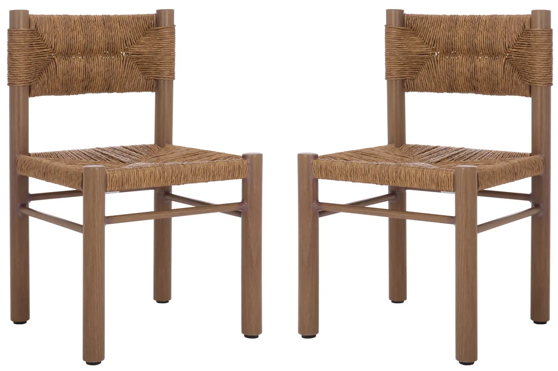 Romona Outdoor Dining Chair (Set of 2) in Brown