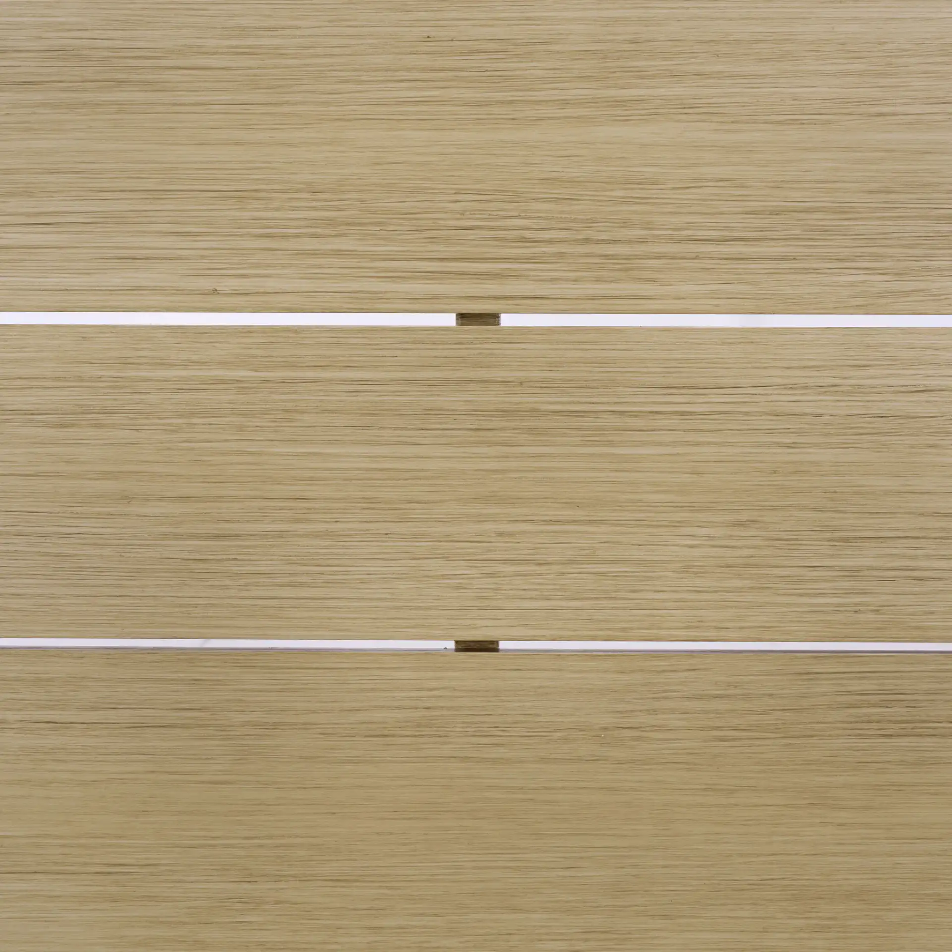 Dorianna Aluminum Coffee Table in Sand, detail view