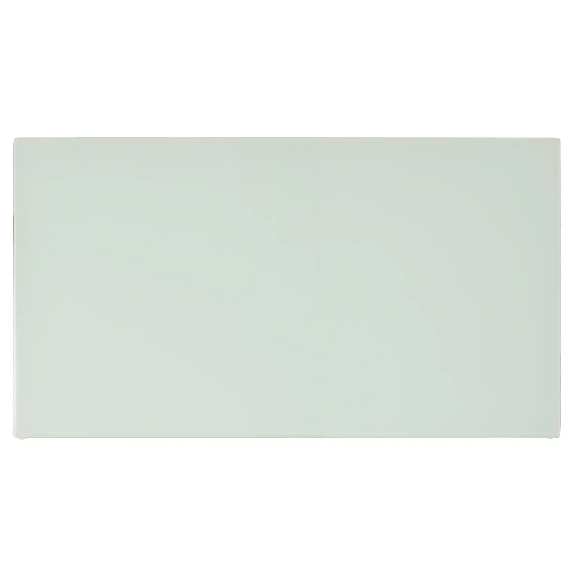 Chryssa Aluminum Coffee Table in White, detail view