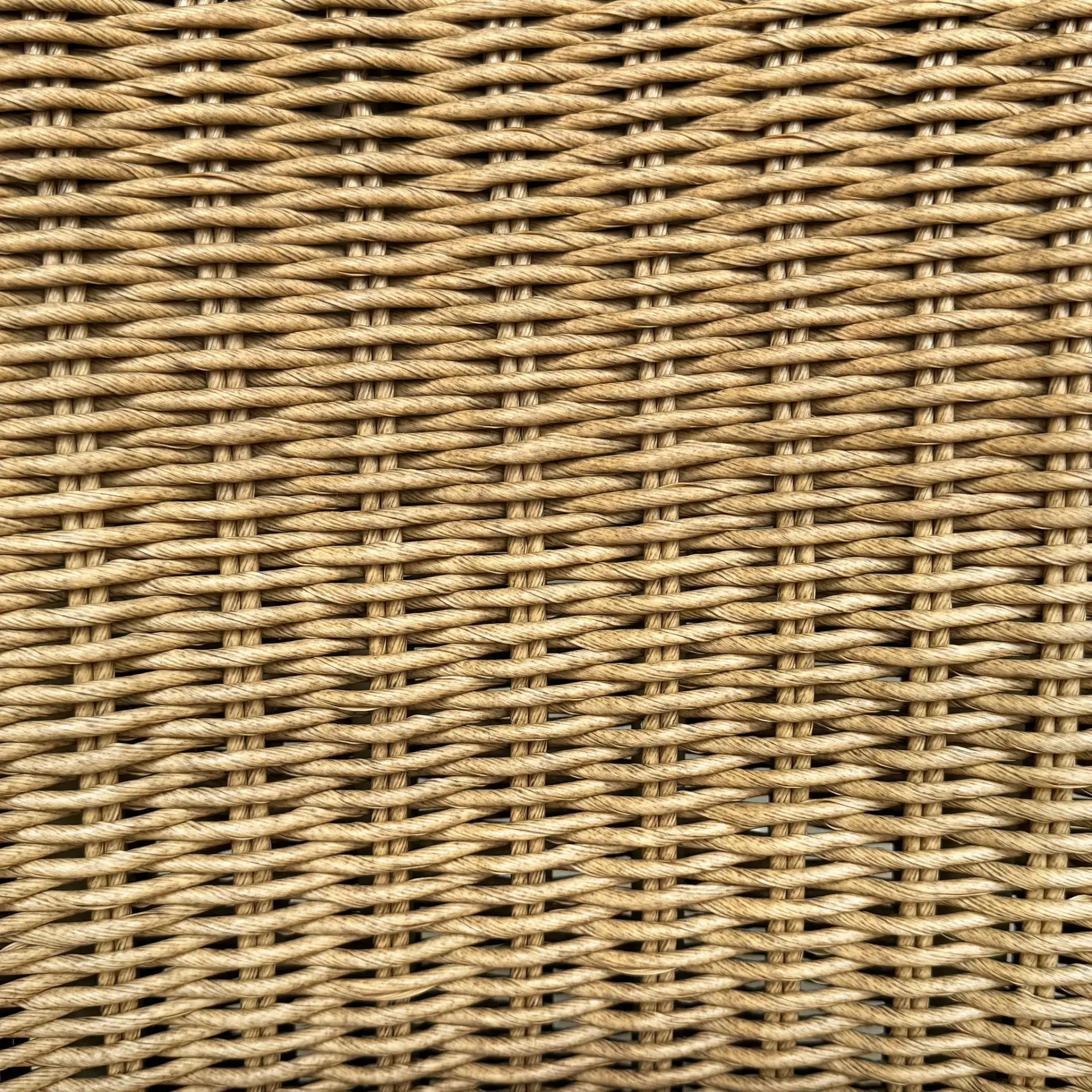 Donya Wicker Patio Chair in Natural / Beige, detail view