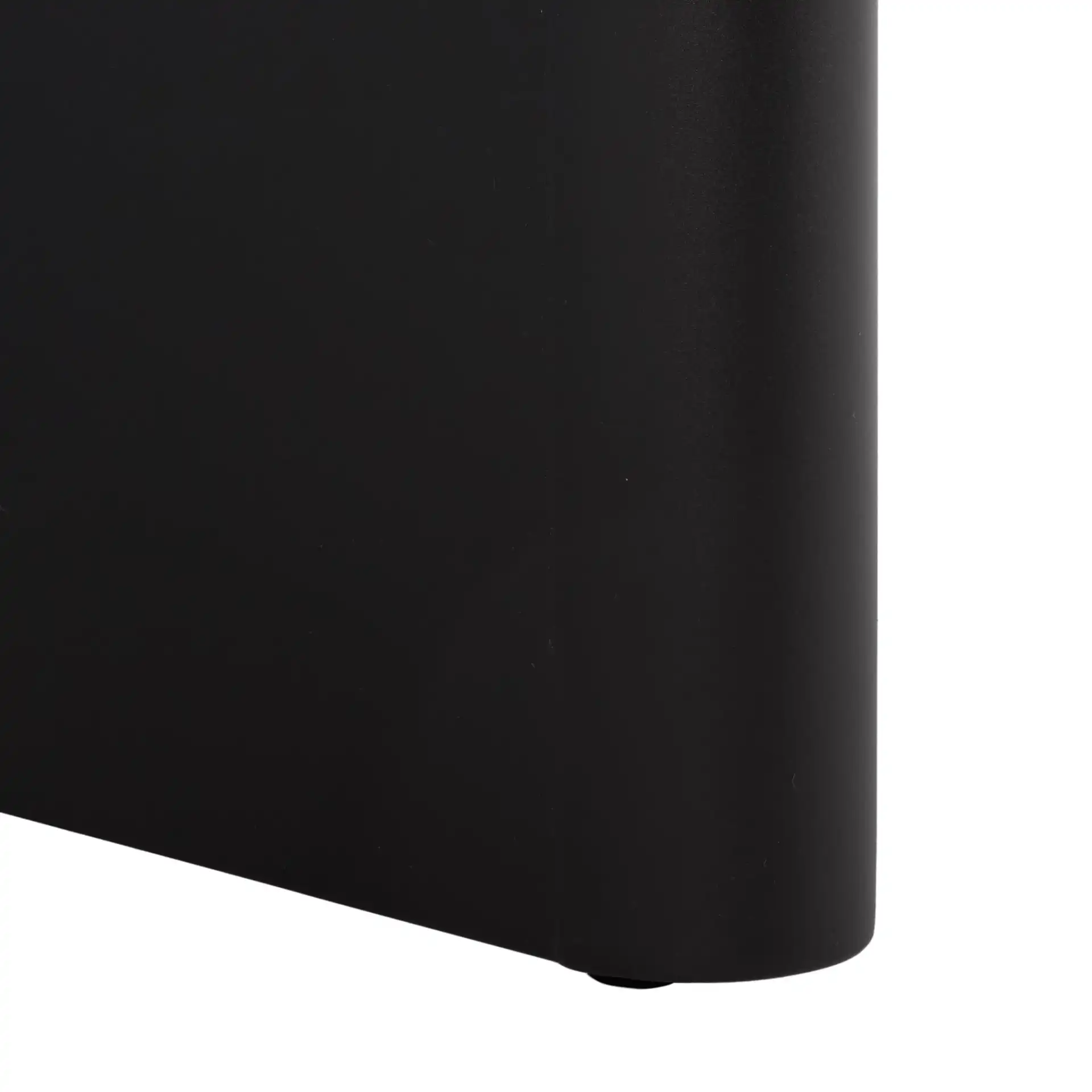 Bethlyn Patio Dining Table in Black in a styled room