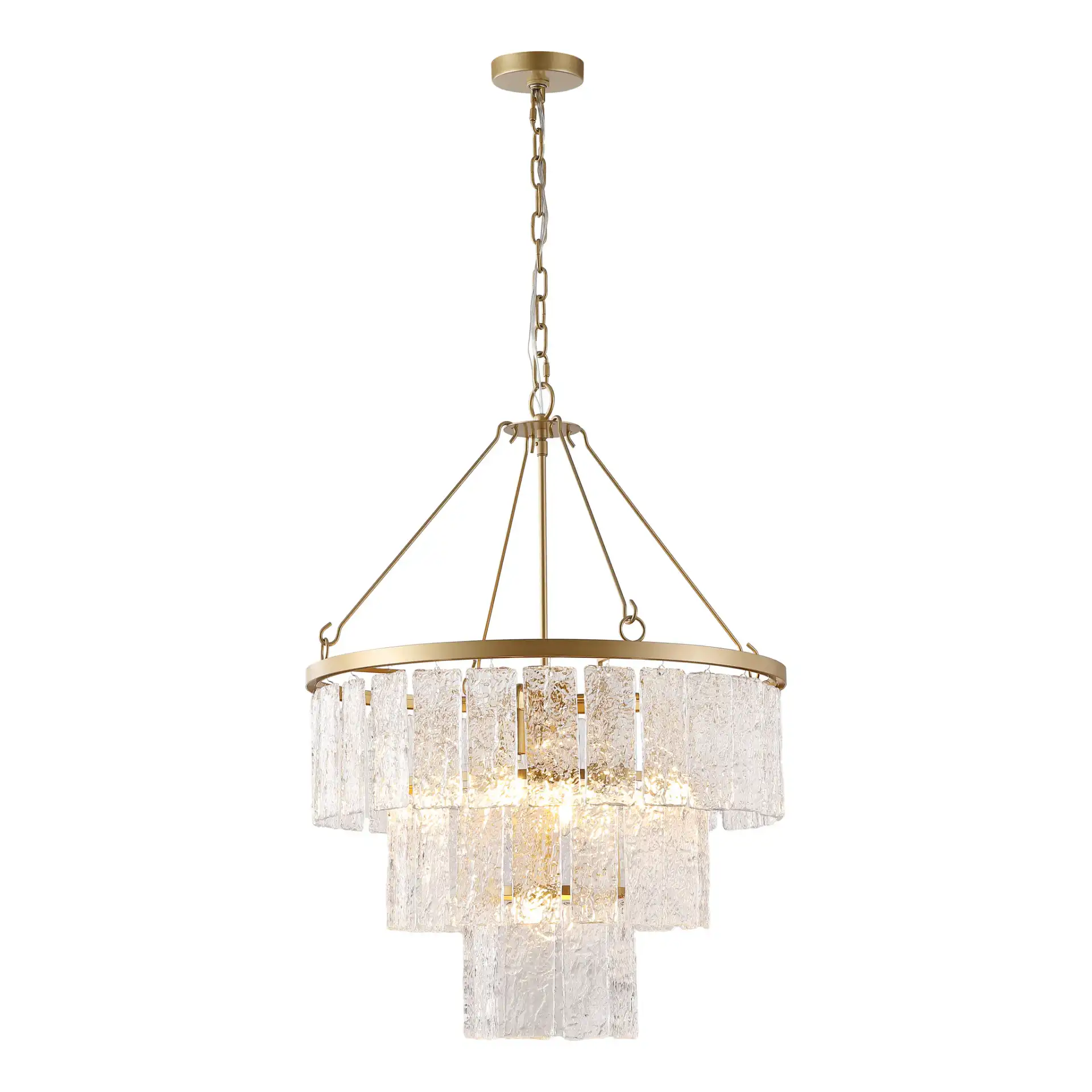 Marjory Three-Tier Chandelier in Gold