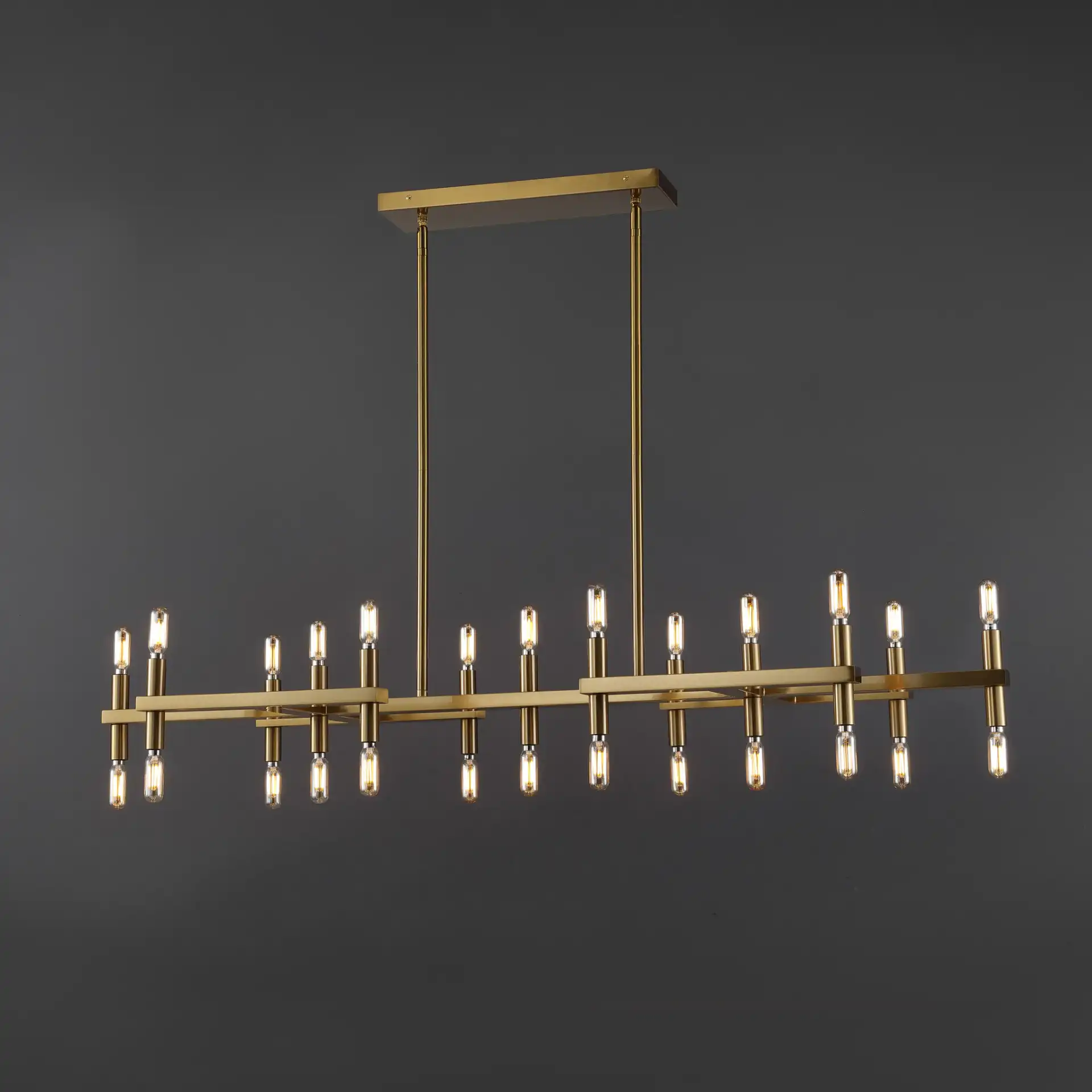 Harald Metal Chandelier in Gold