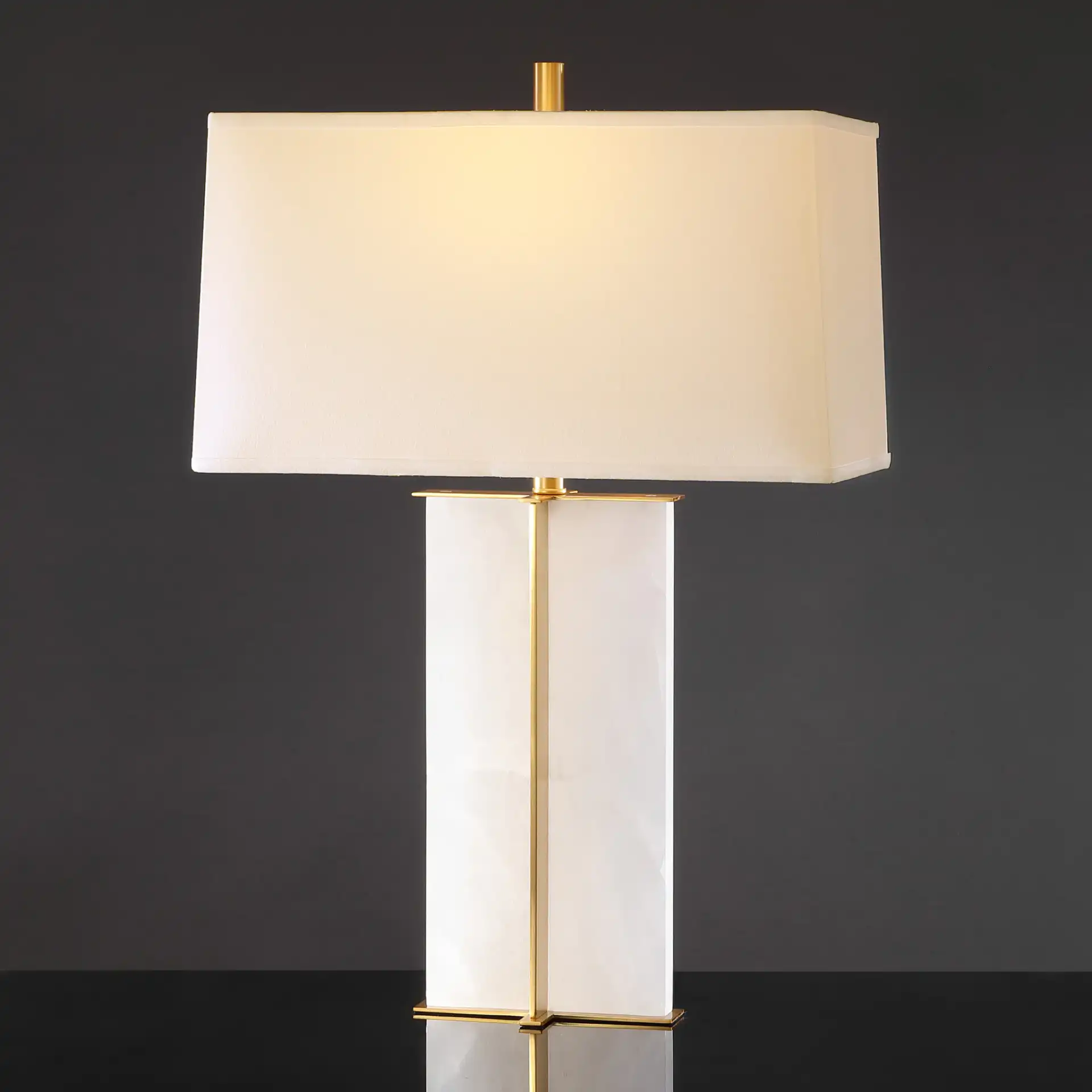 Gold / White