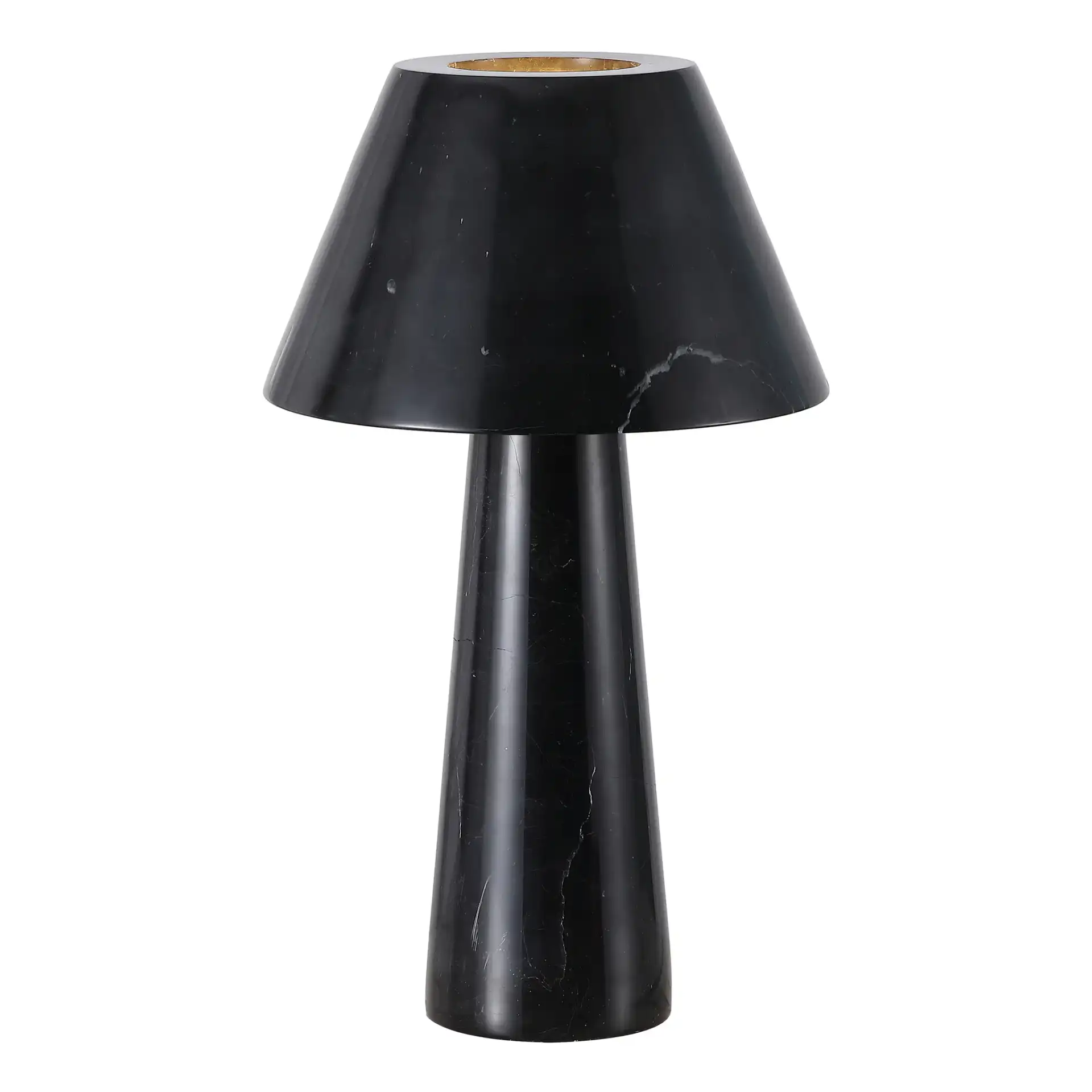 Henrik Marble Table Lamp in Black