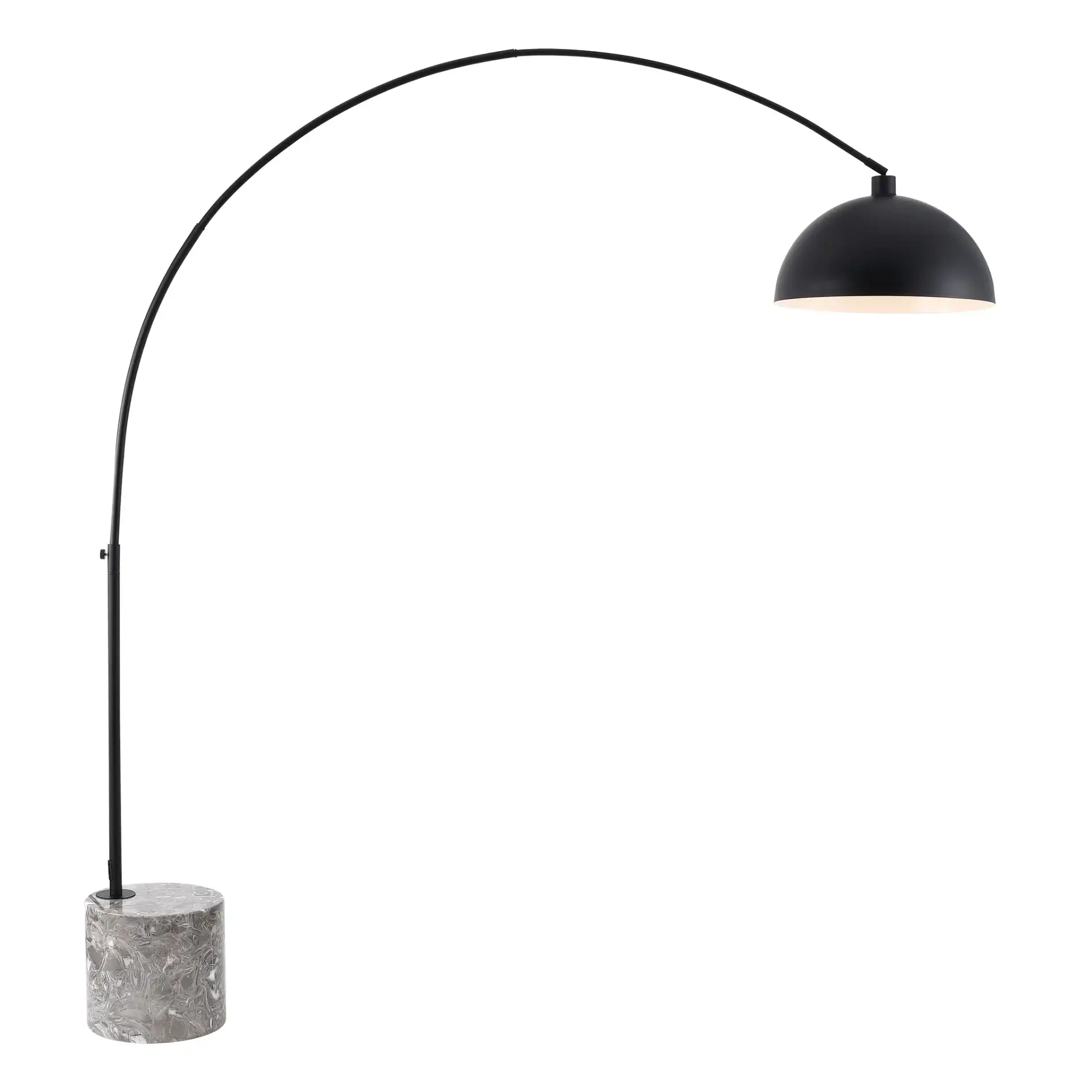 Rosabellina Marble Floor Lamp in Black / Gray