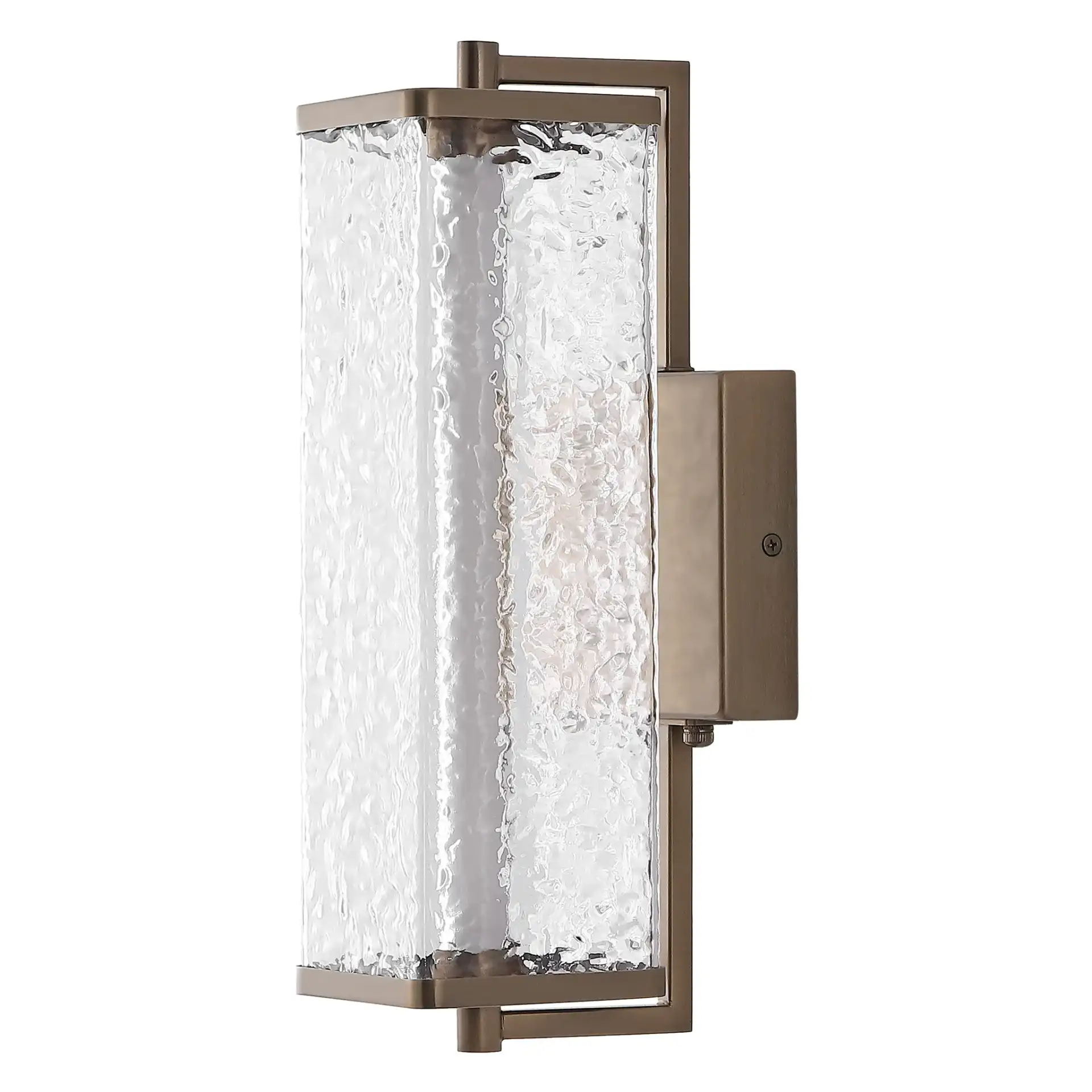 Tarabrielle Wall Sconce in Brass / Clear, detail view