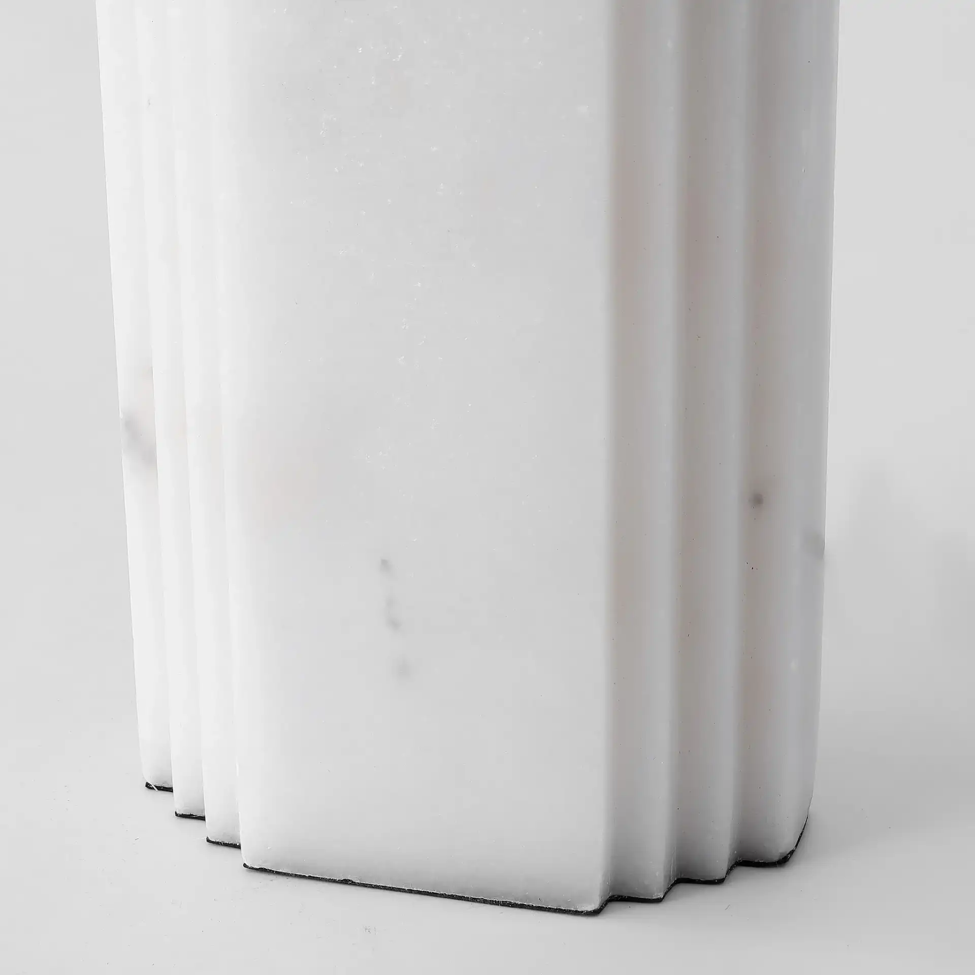 Vivianya Marble Table Lamp in Brass / White in a styled room
