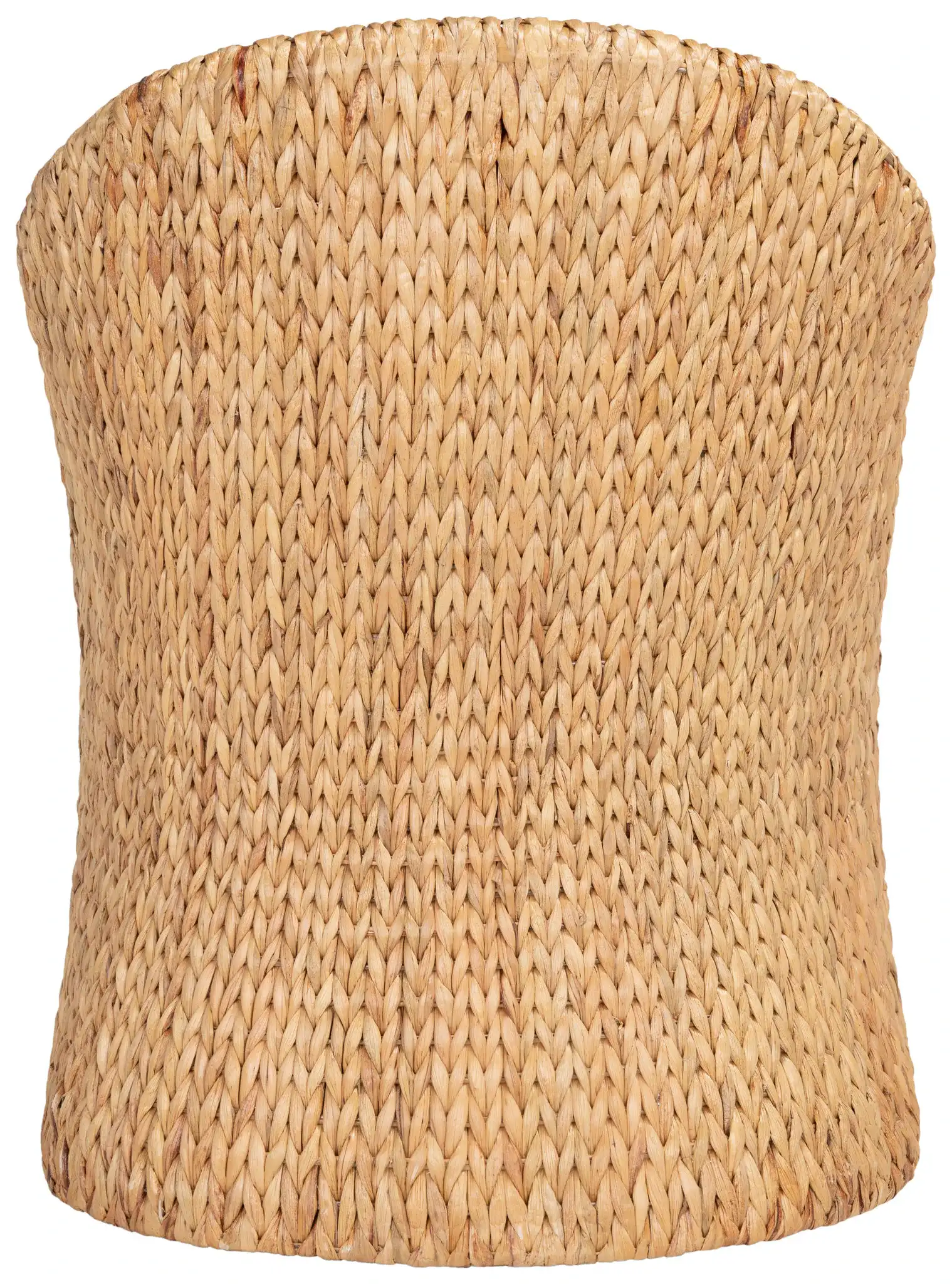 Solomon Water Hyacinth Chair in Natural / Beige, detail view
