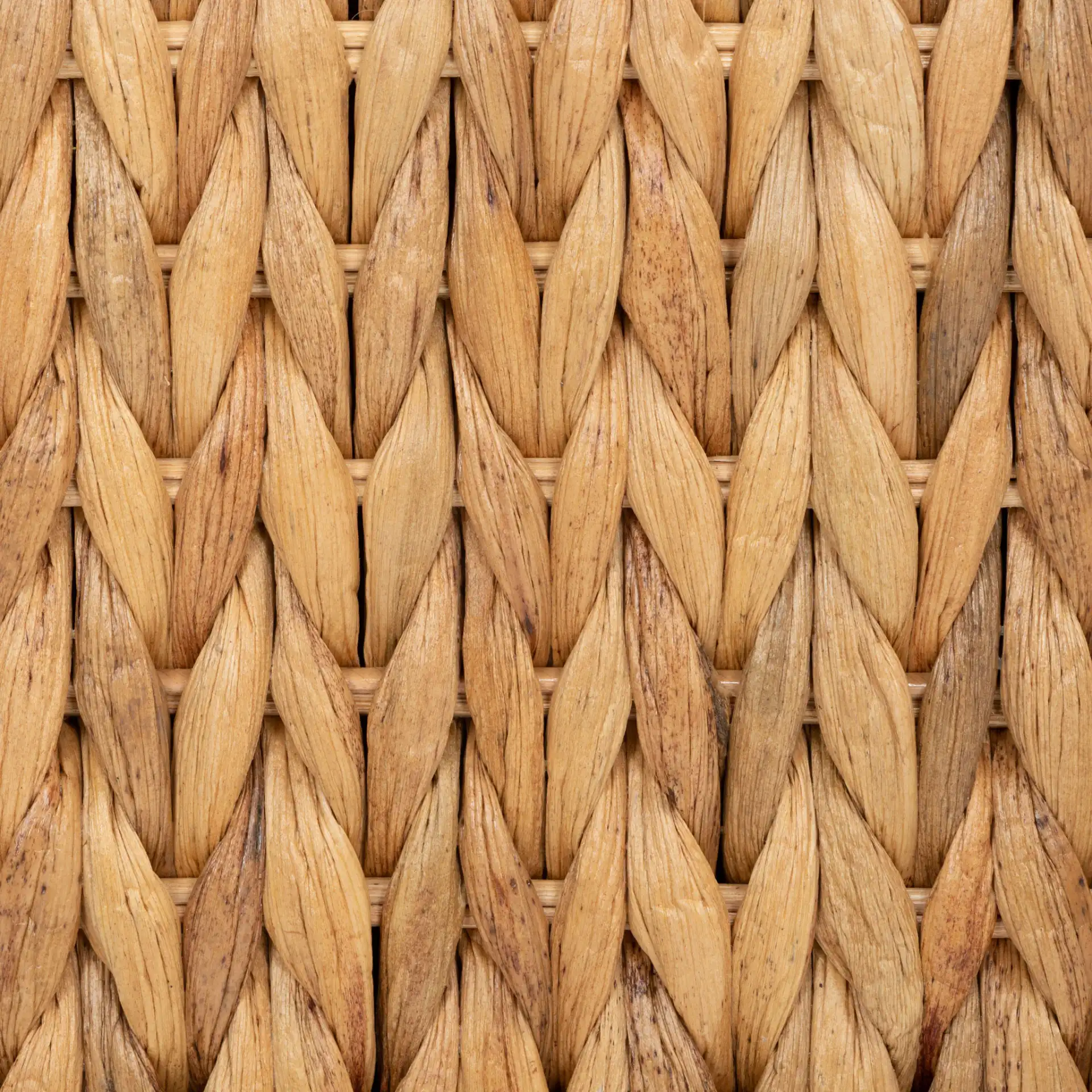 Solomon Water Hyacinth Chair in Natural / Beige, detail view
