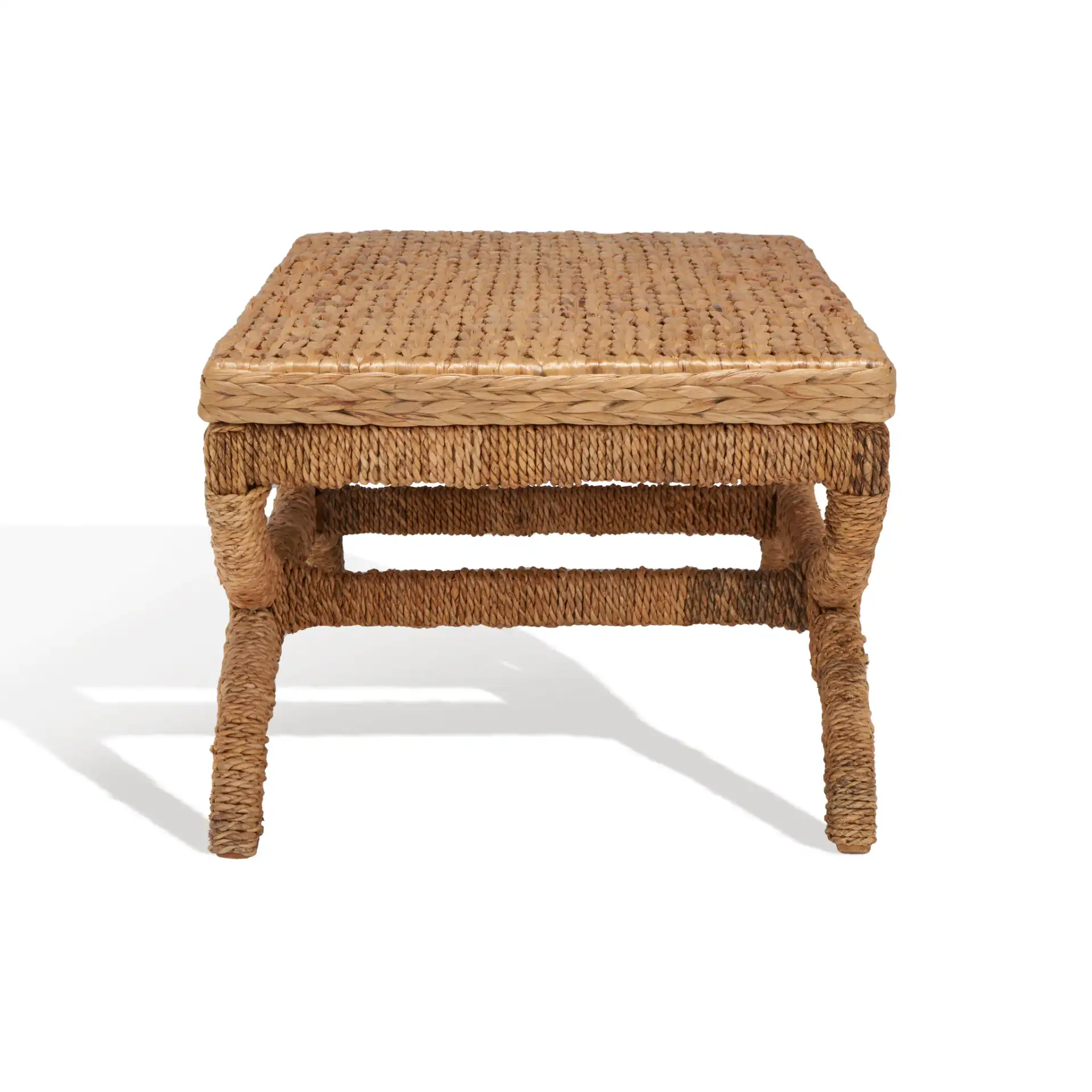 Caycee Waterhyacinth Table in Natural, detail view