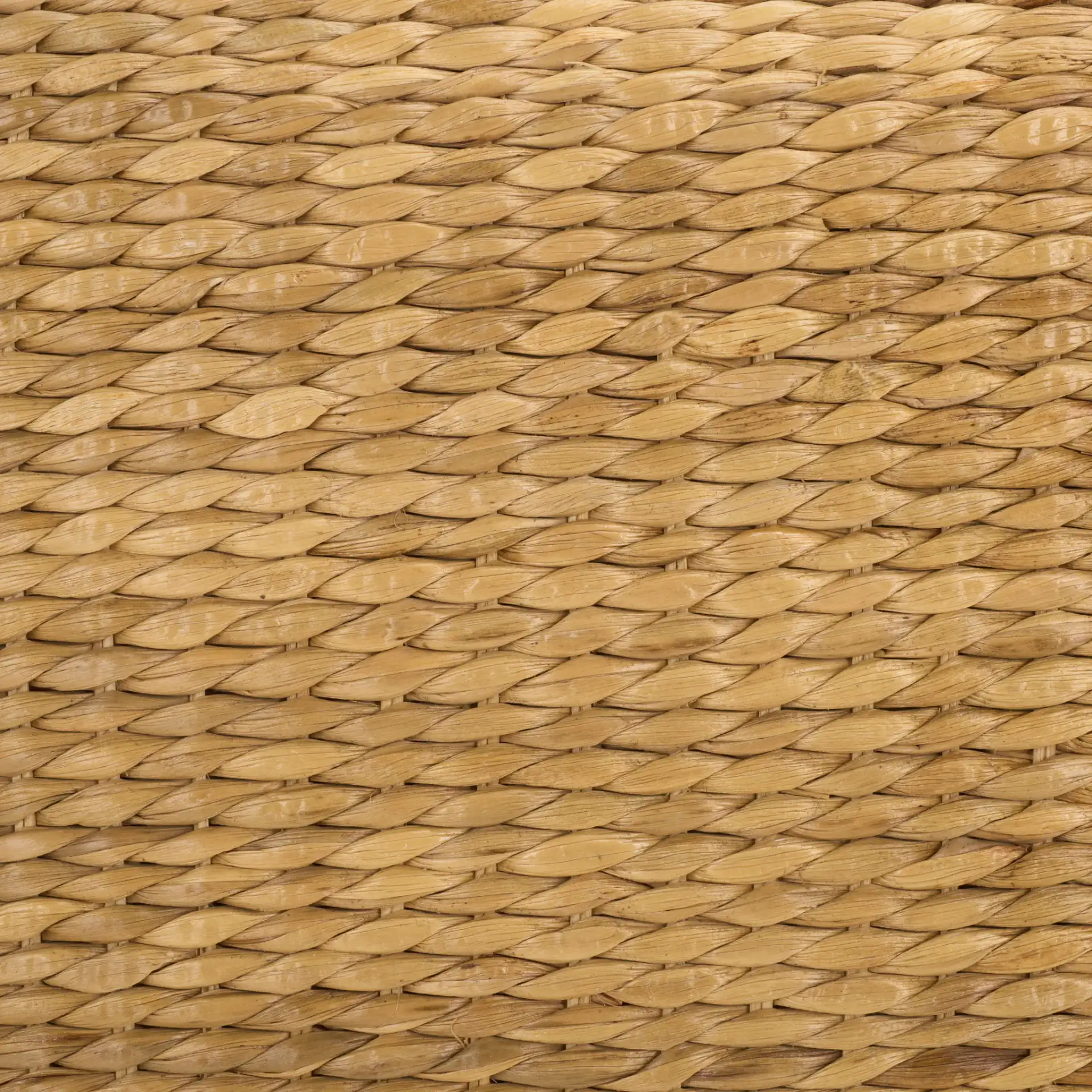 Caprianna Waterhyacinth Stool in Natural, detail view