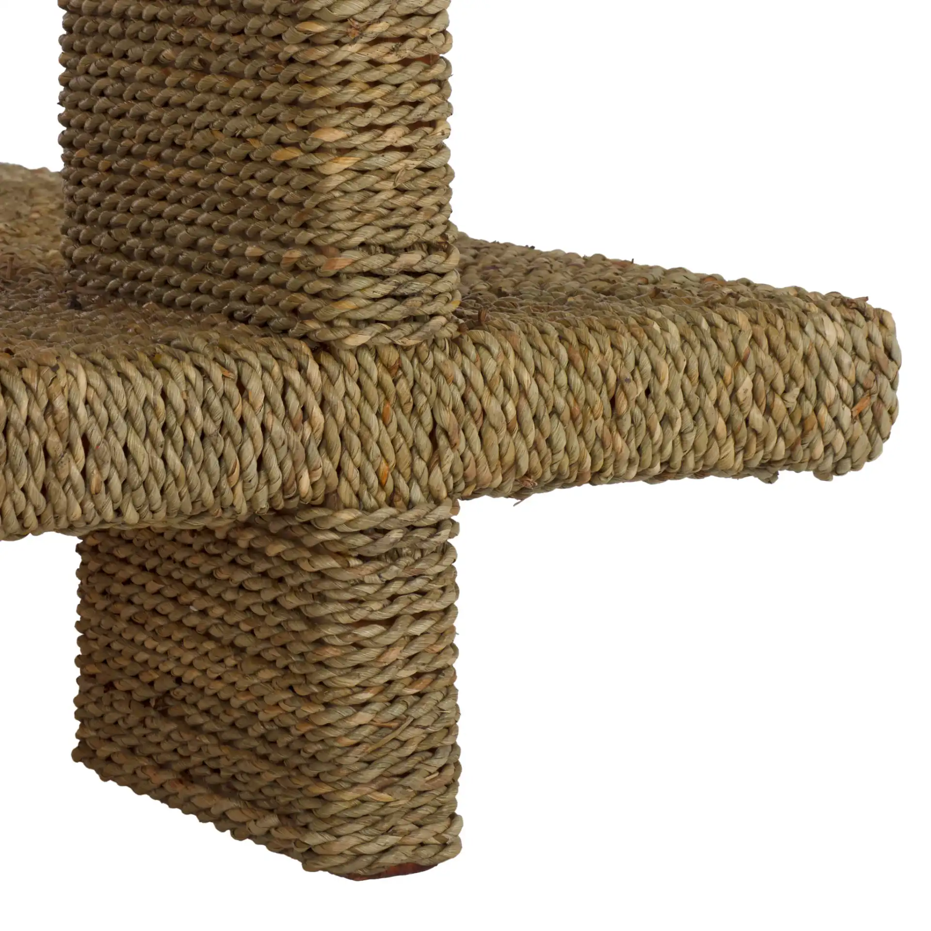 Malta Seagrass Coffee Table in Natural, detail view