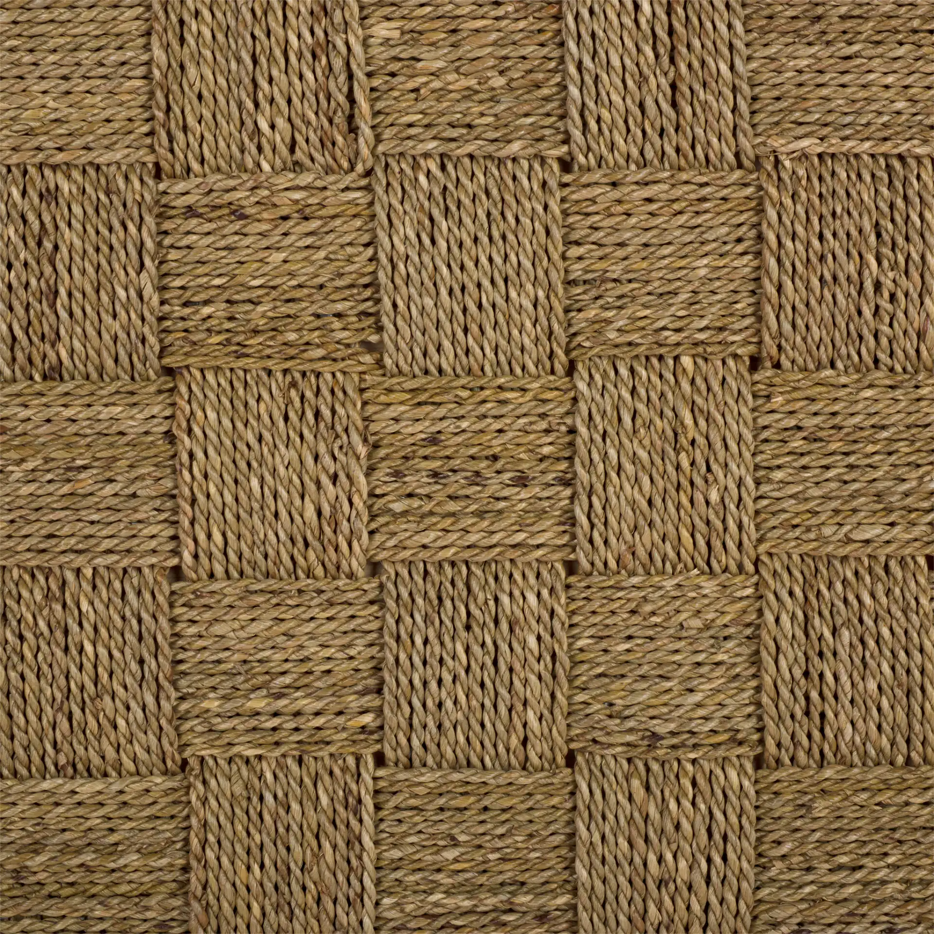 Norabelle Seagrass Coffee Table in Natural, detail view