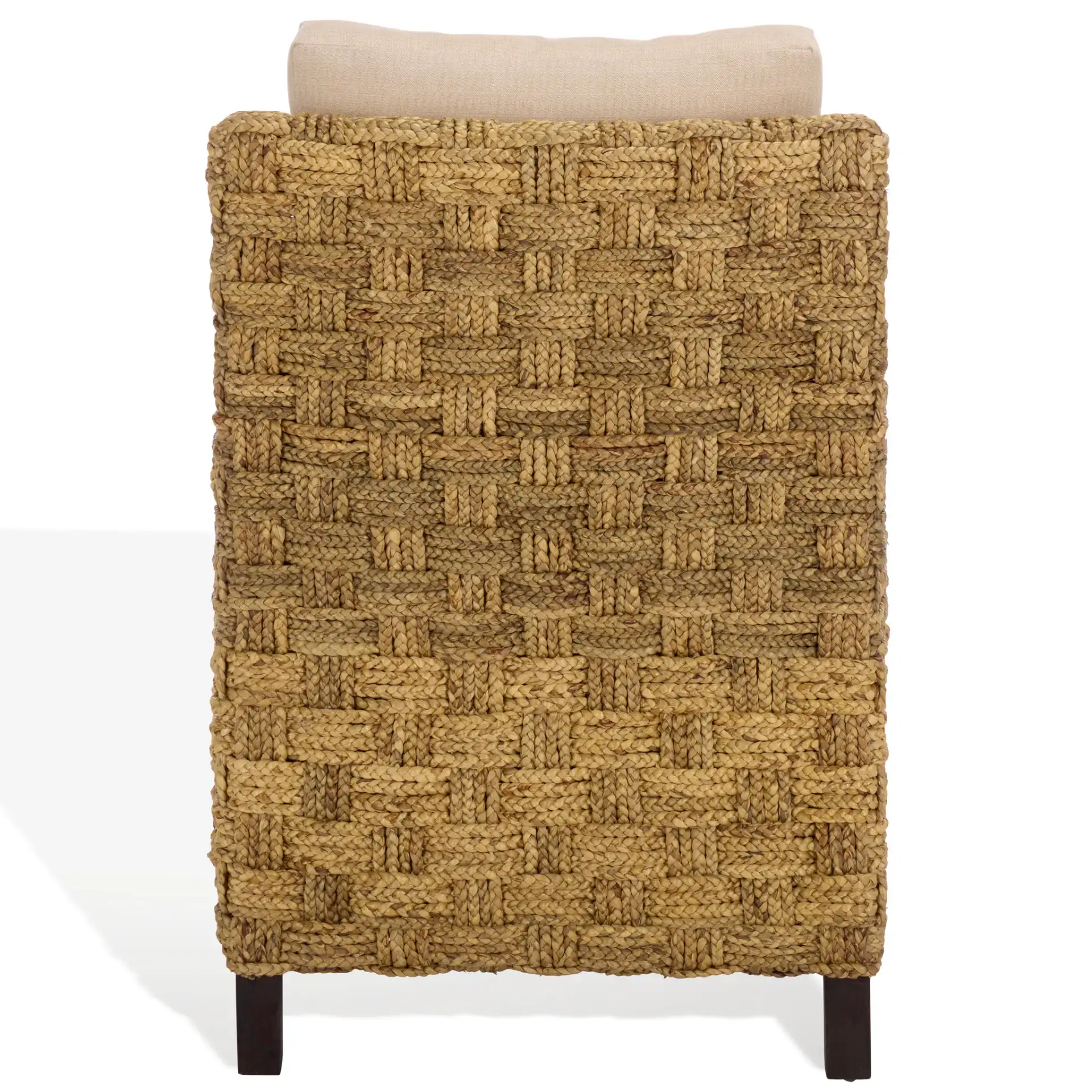 Gregory Tall Accent Chair in Natural / Beige, detail view