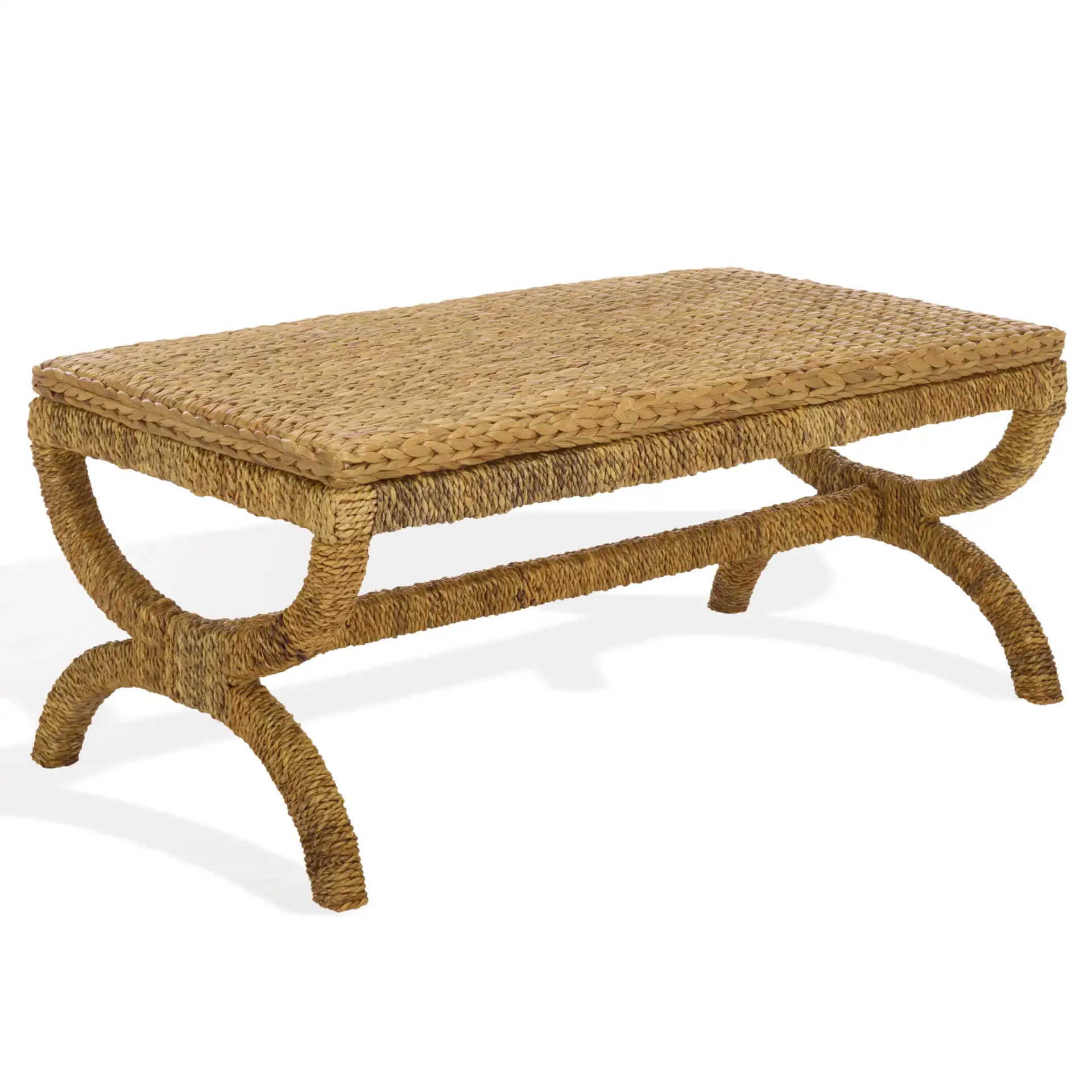 Larysa Abaca Coffee Table in Natural, detail view