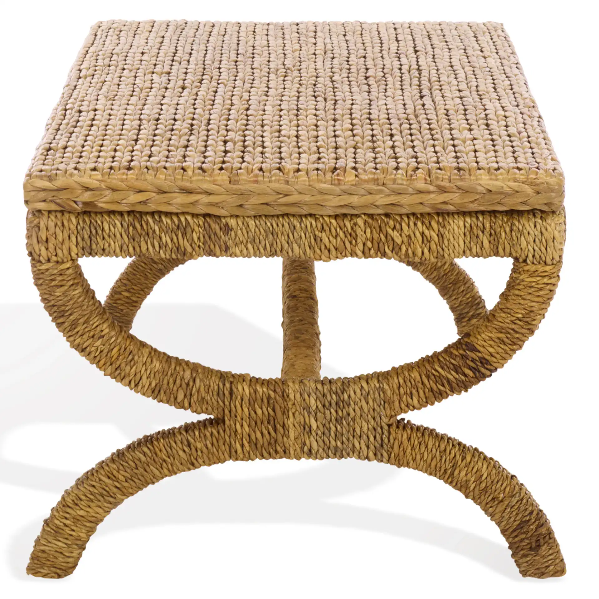 Larysa Abaca Coffee Table in Natural, detail view