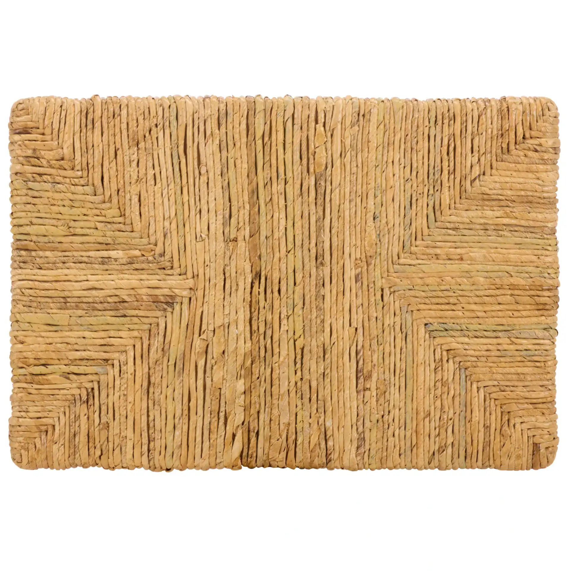 Fowler Abaca Accent Table in Natural, detail view