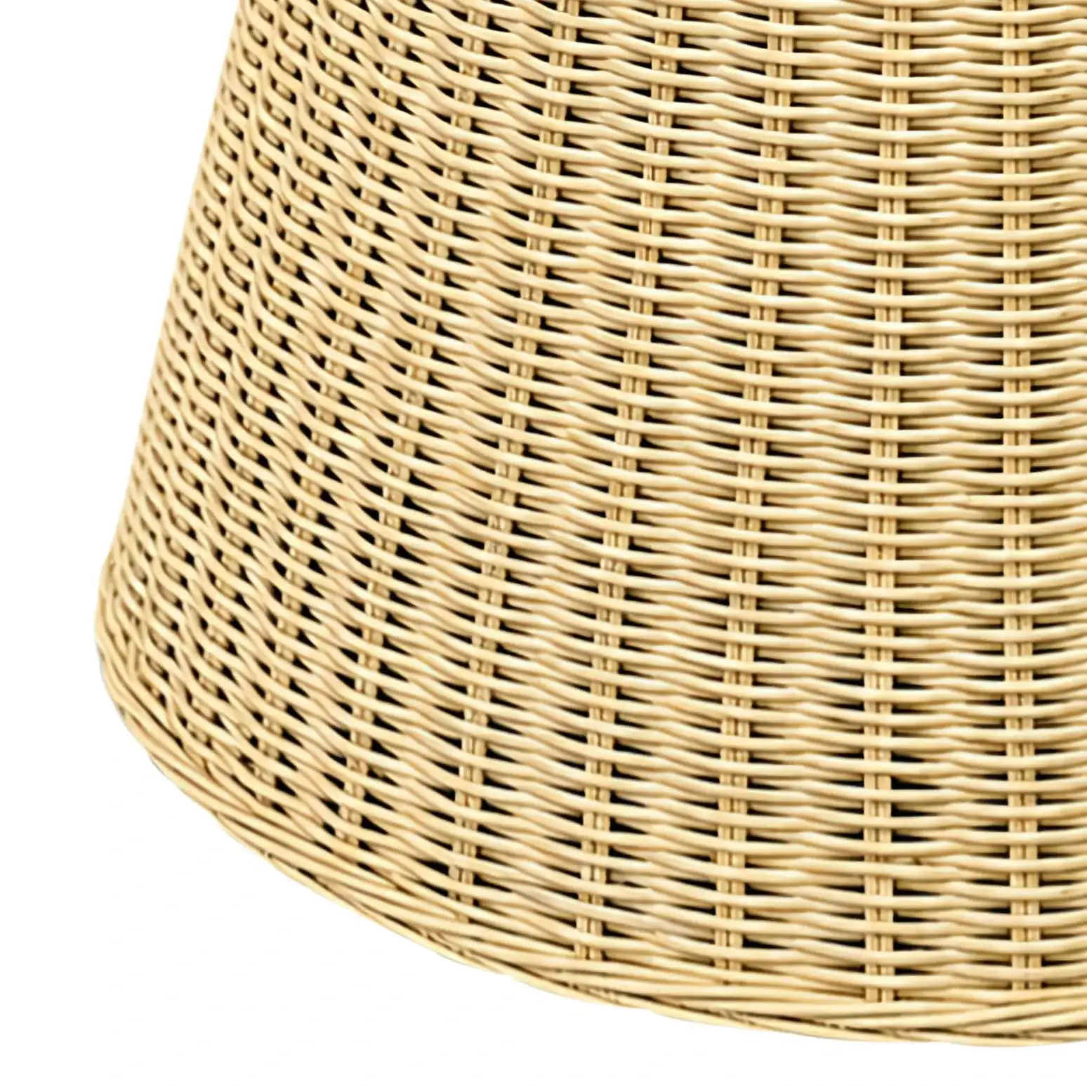 Tasmynne Rattan Accent Table in Natural, detail view
