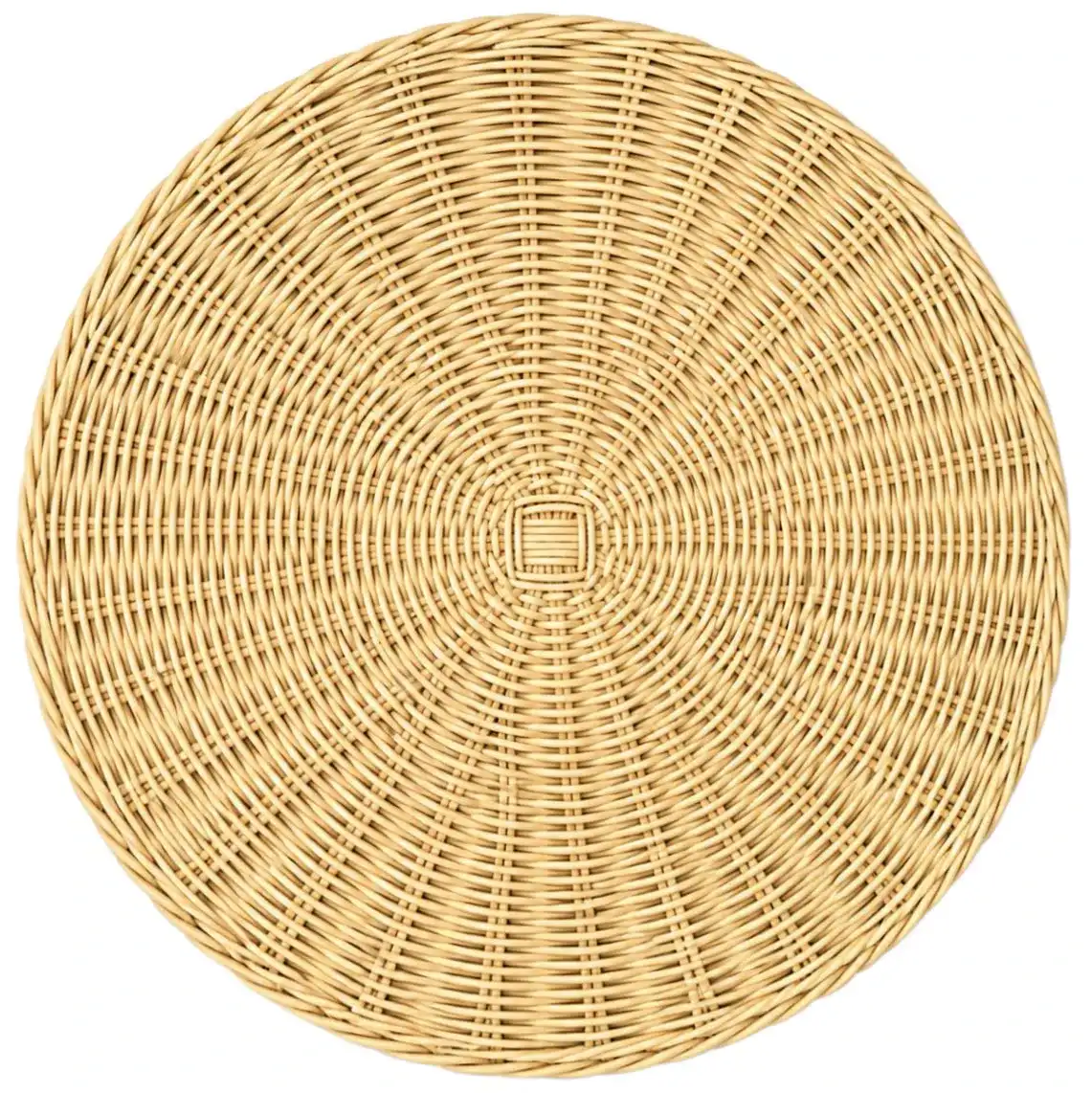 Tasmynne Rattan Accent Table in Natural, detail view