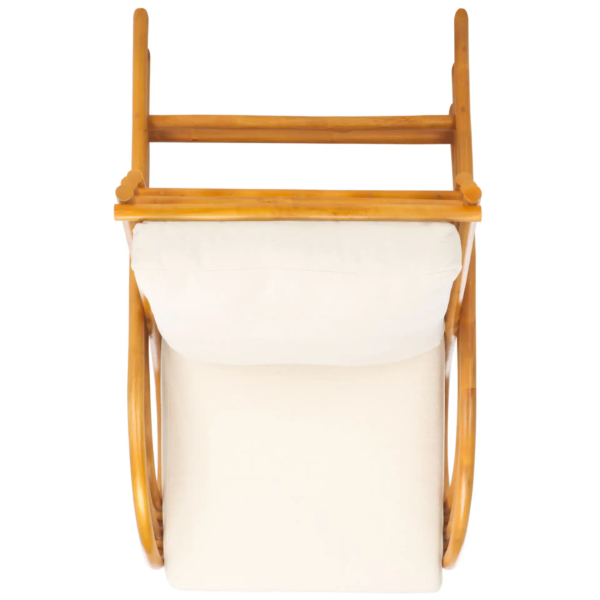Fernson Rattan Accent Chair in Natural / White, detail view