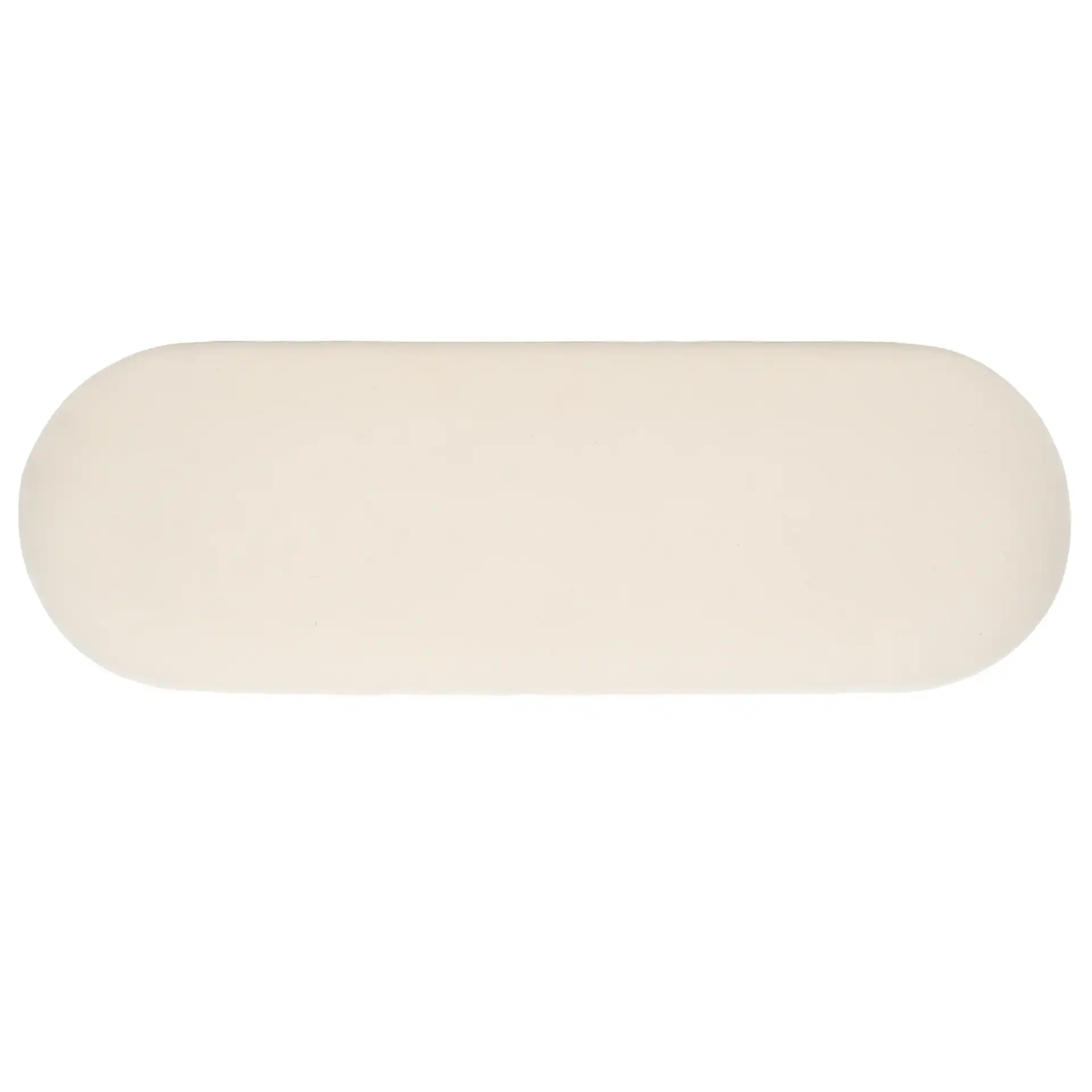 Bayard Rattan Storage Bench in Natural / White, detail view