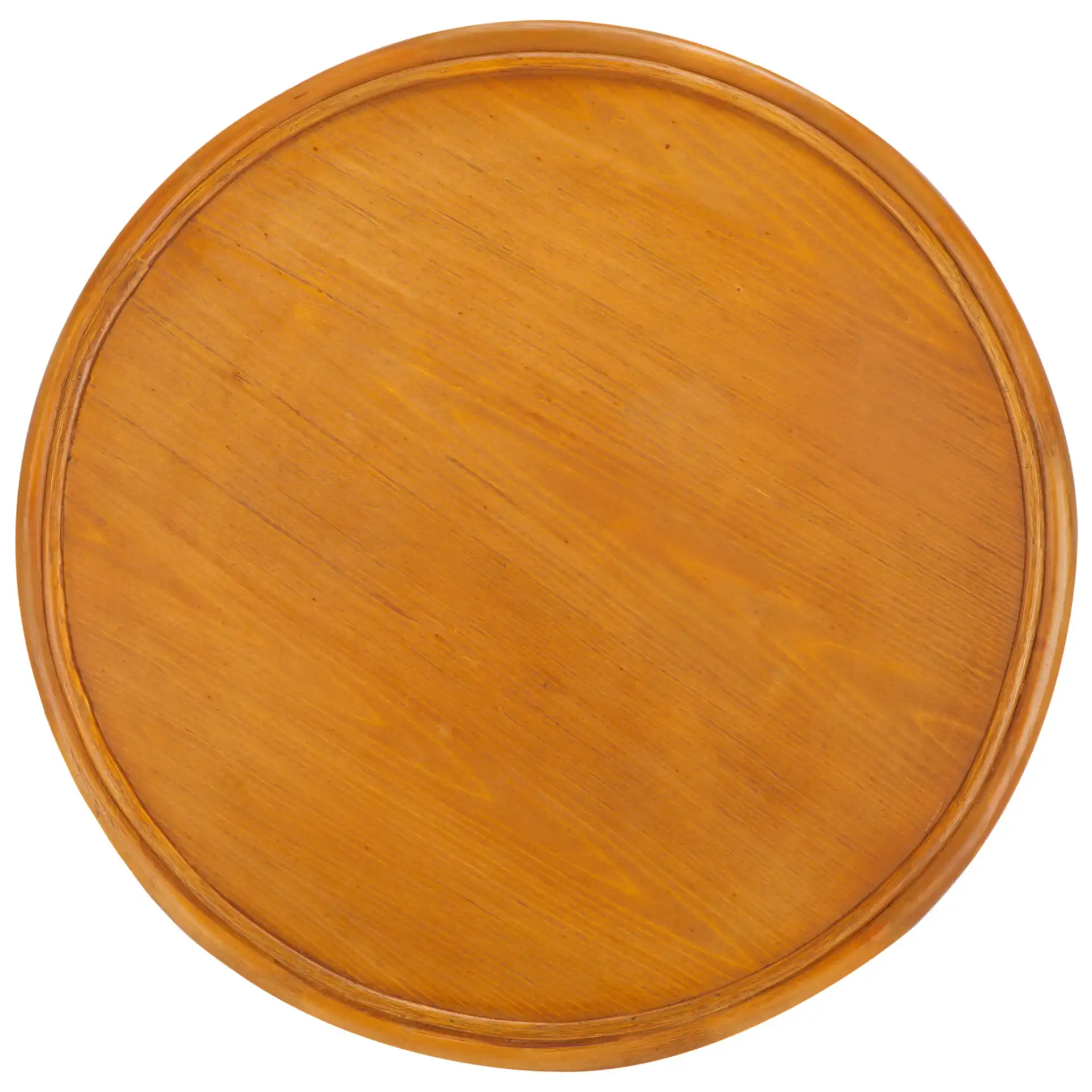 Bayard Rattan Round Coffee Table in Natural, detail view