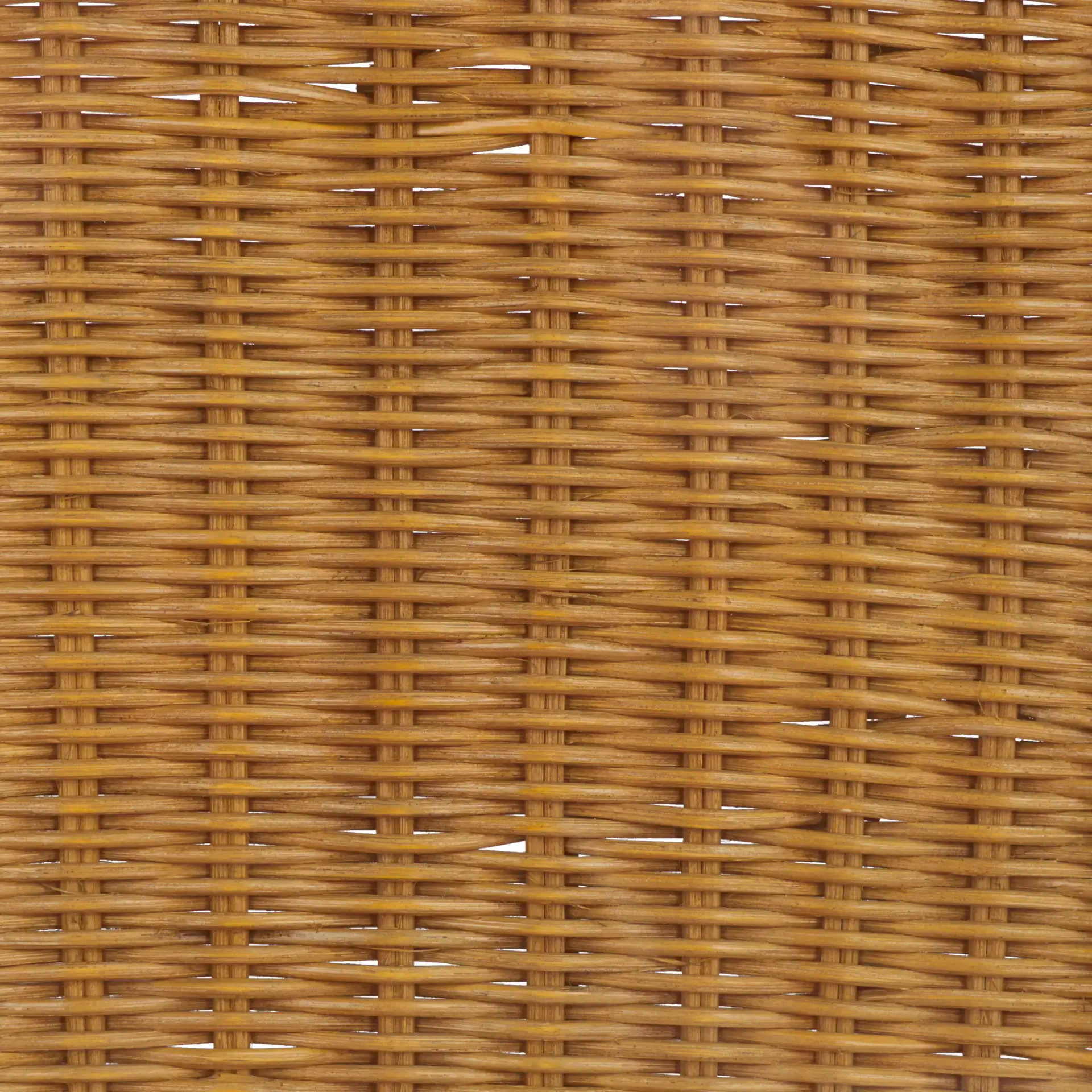 Hylda Square Rattan Accent Table in Natural, detail view