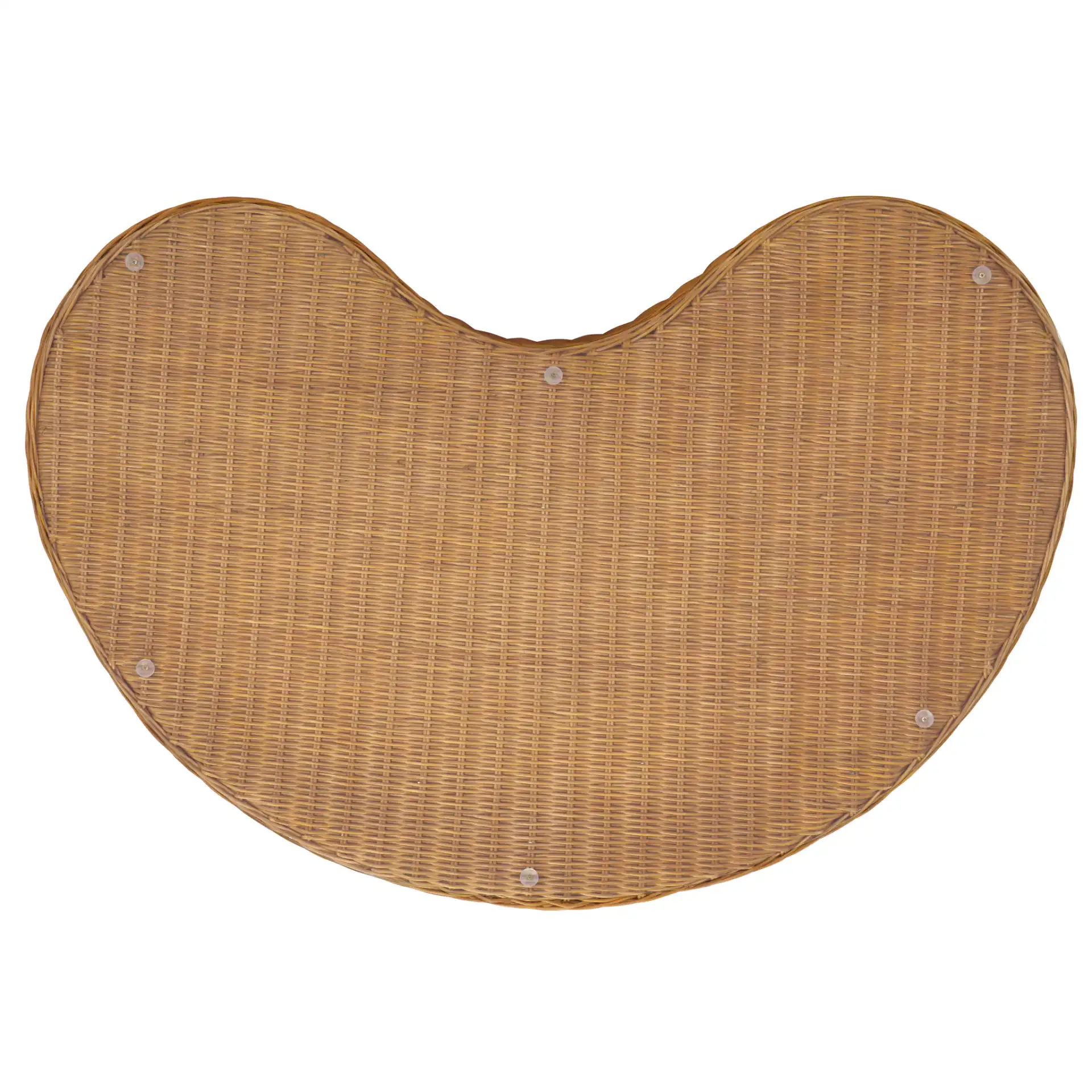 Hylda Rattan Coffee Table in Natural, detail view