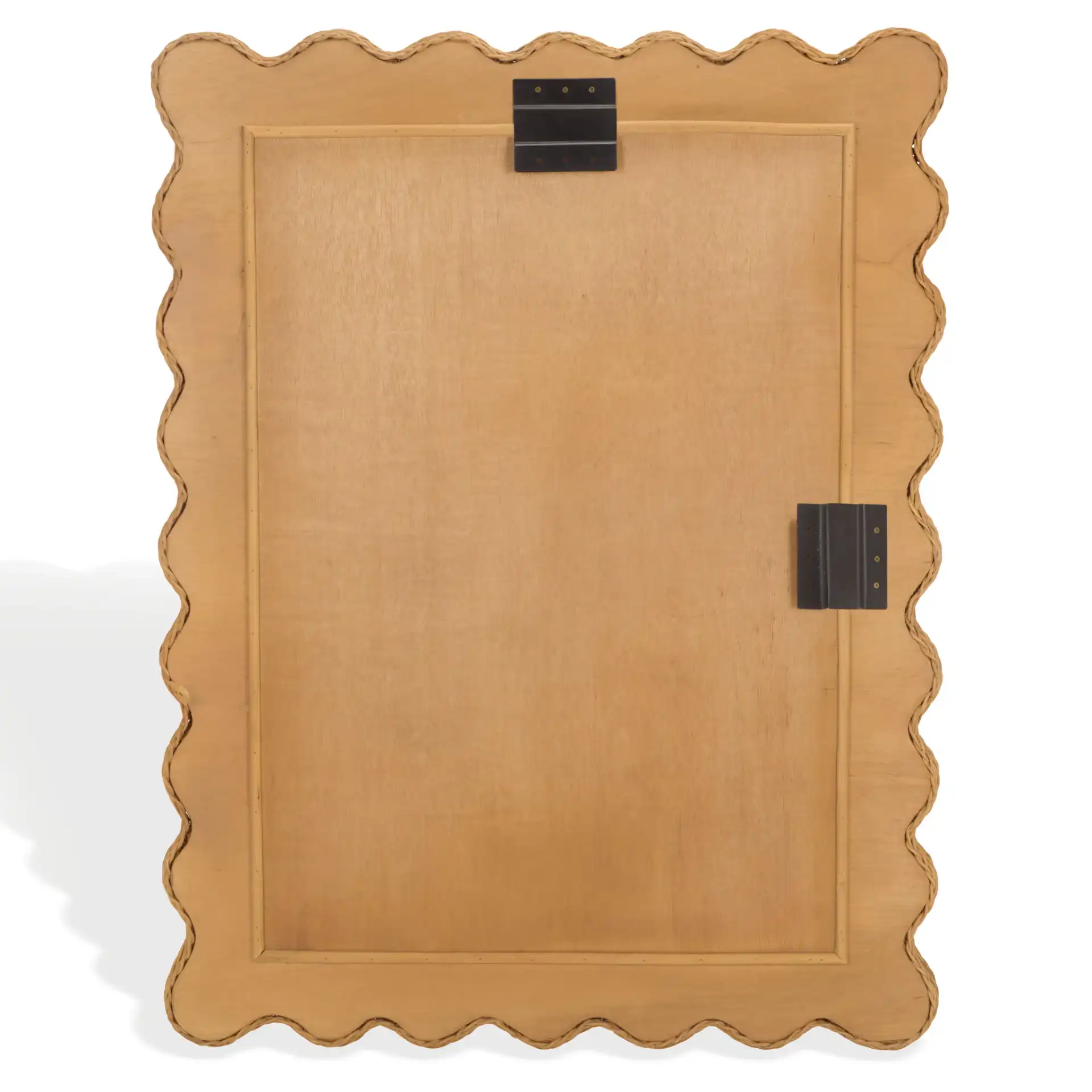 Glendetta Rattan 40-Inch Mirror in Natural, detail view