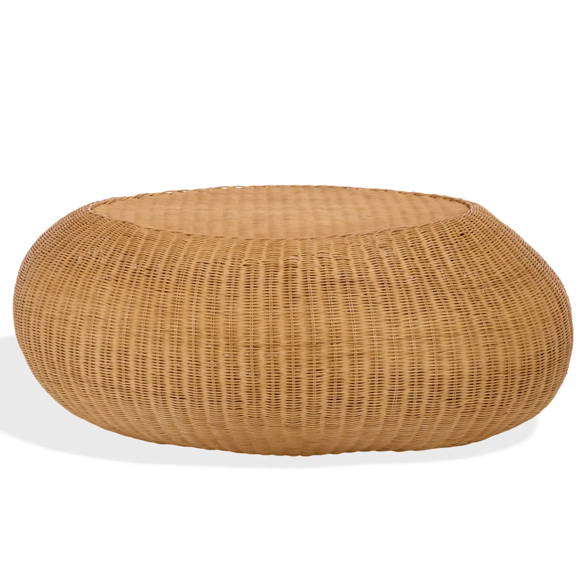 O'Reilly Rattan Coffee Table in Natural, detail view