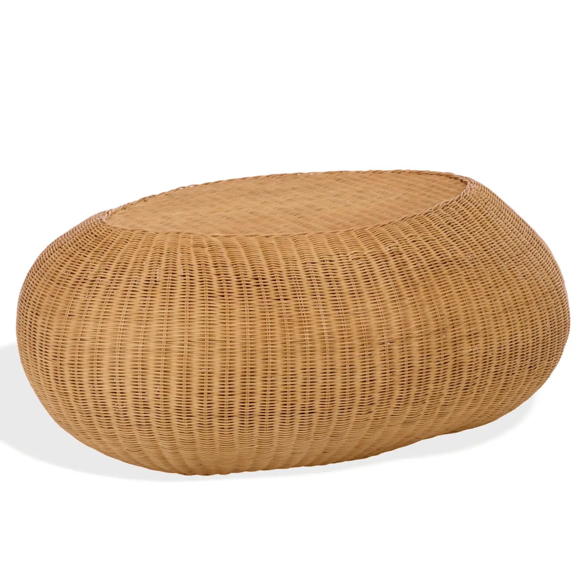 O'Reilly Rattan Coffee Table in Natural, detail view