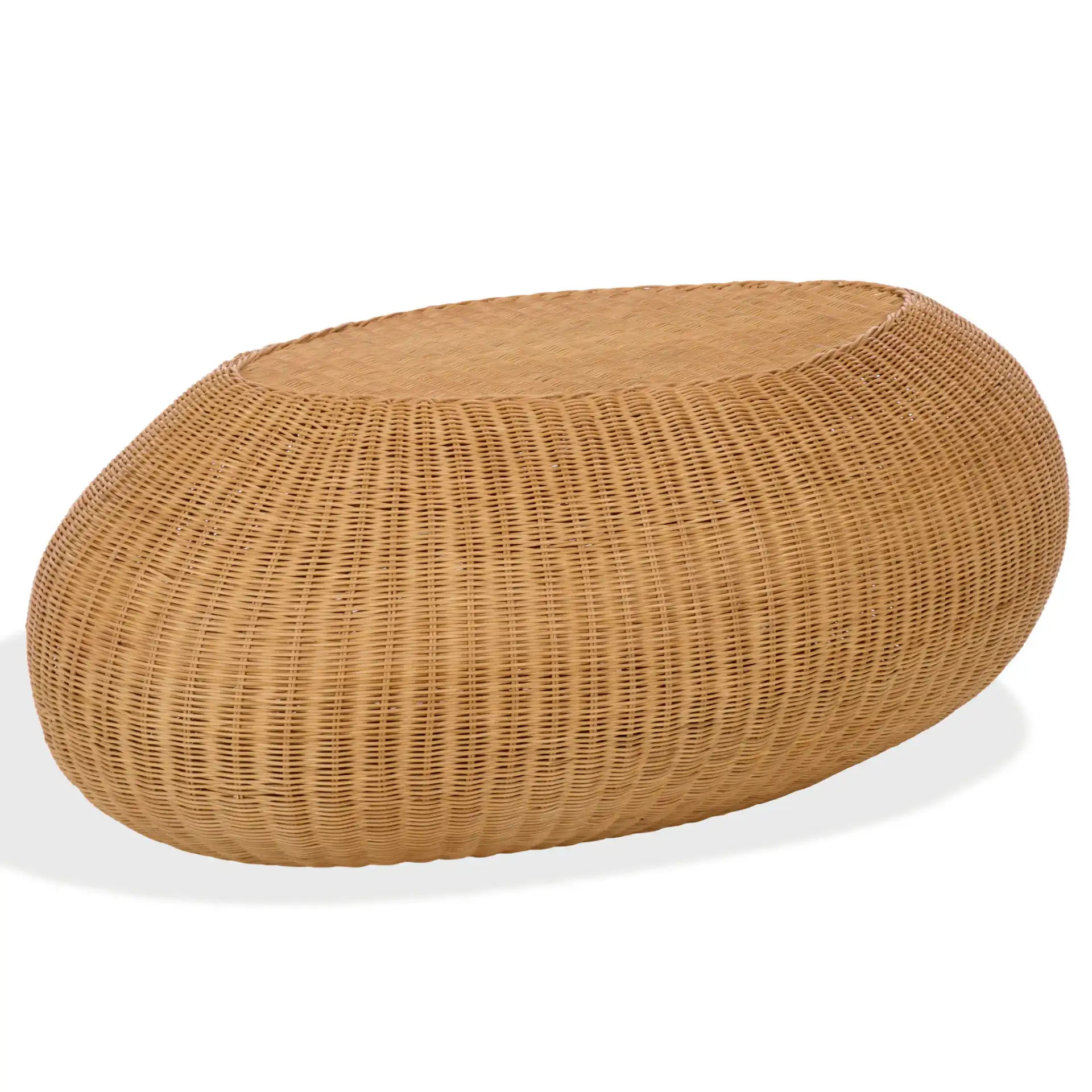 O'Reilly Rattan Coffee Table in Natural, detail view
