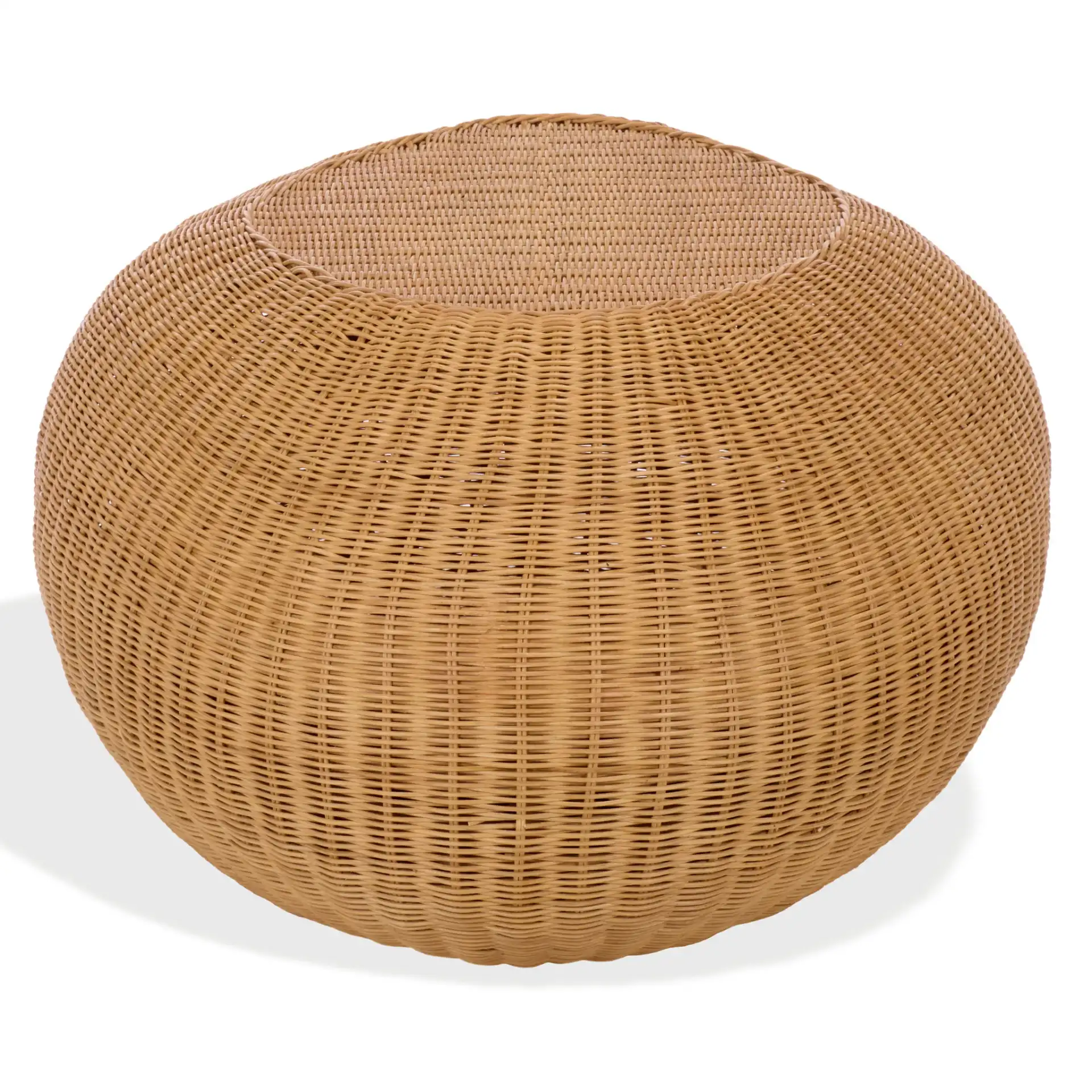 O'Reilly Rattan Coffee Table in Natural, detail view