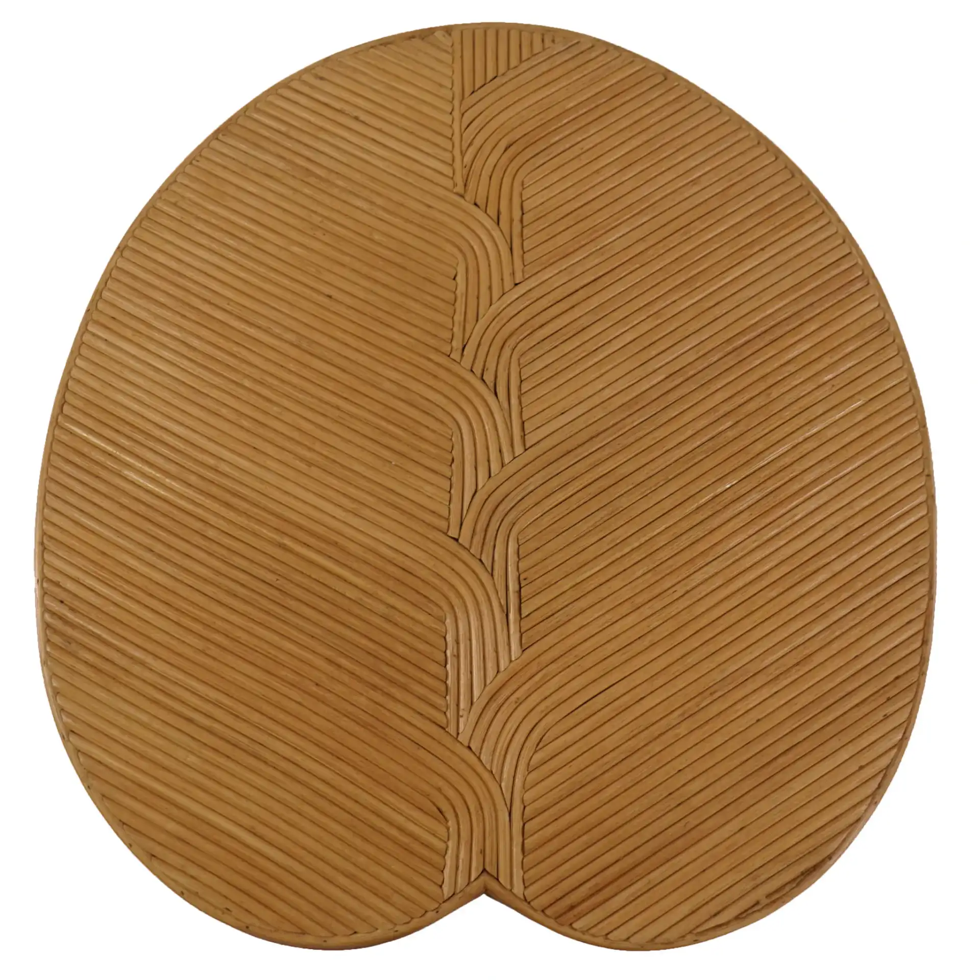Vyvianna Rattan Accent Table in Natural, detail view